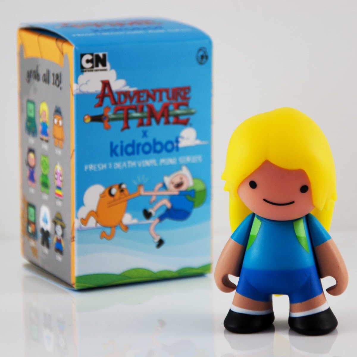 Kidrobot Finn w/ Hair - Adventure Time Mini Series 2 Opened Blind Box Item
