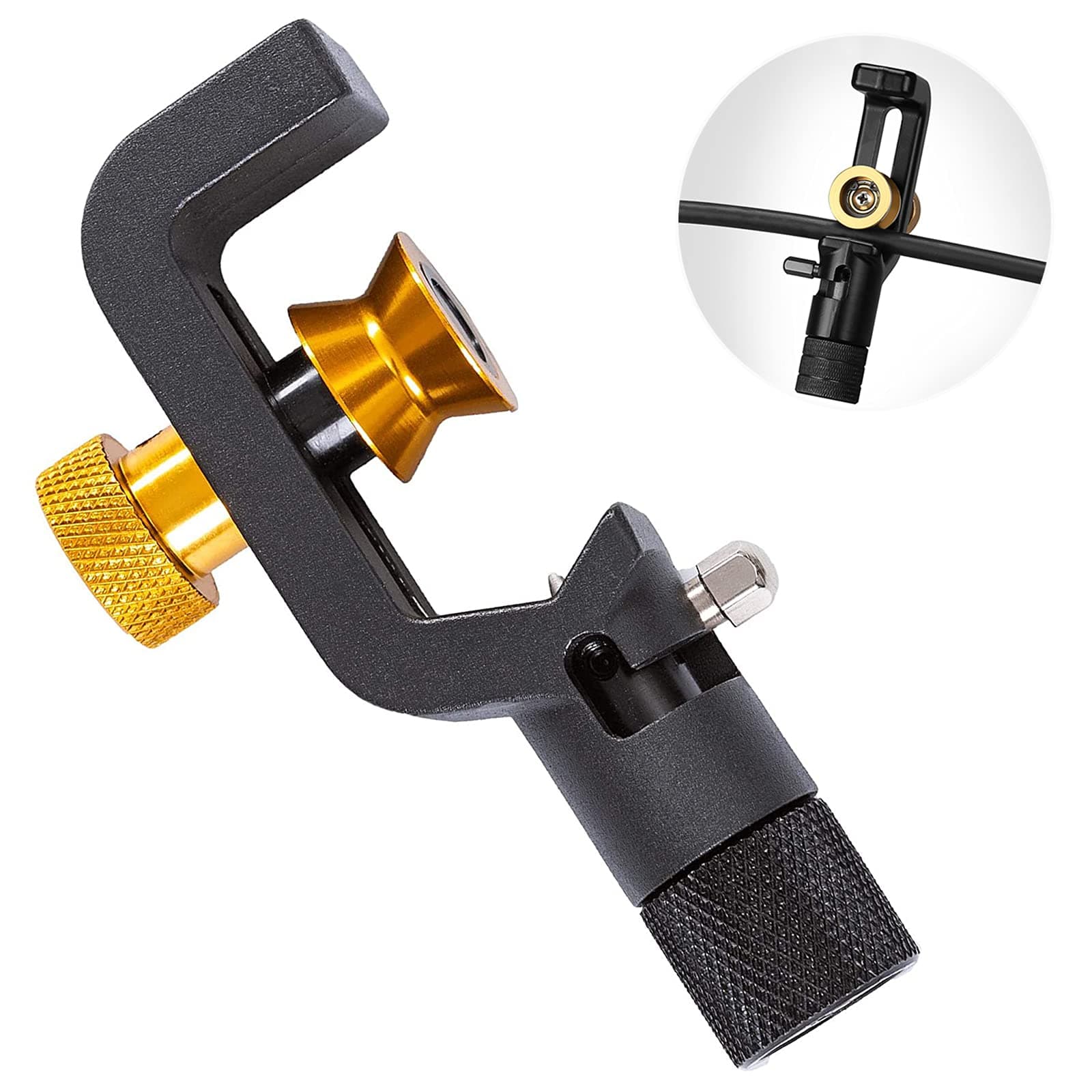 8-28MM Wire Stripper, FTTH Armored Fiber Optic Cable Stripper, Coaxial Mid Span Cable Stripper, Radial Cutter, Slitting Tools with Adjustable Cutting Depth, 5/16" to 1 1/8" Diameter