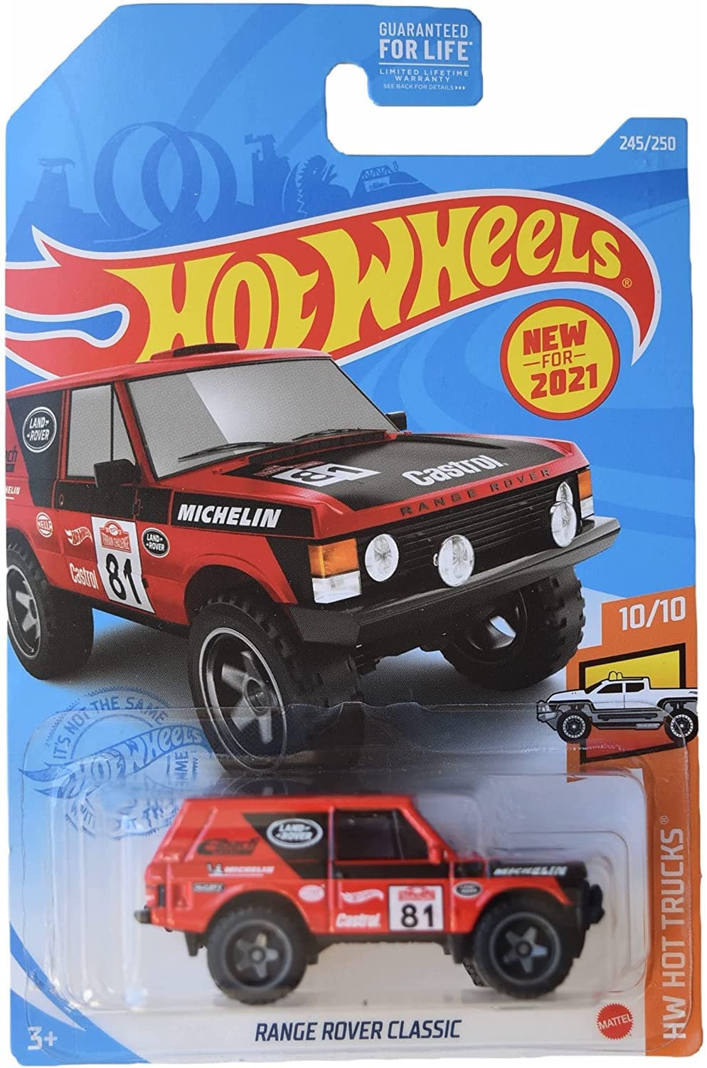 Hot Wheels Range-Rover Classic, [Red] 245/250 Hot Trucks 10/10