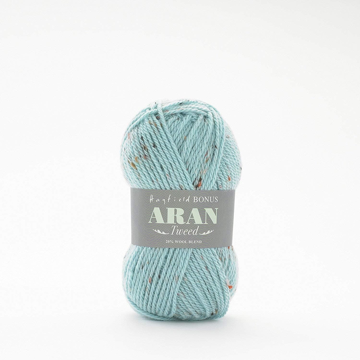 Hayfield Bonus Aran Tweed, Seaspray (665), 400g by Sirdar Turquoise F011-0665