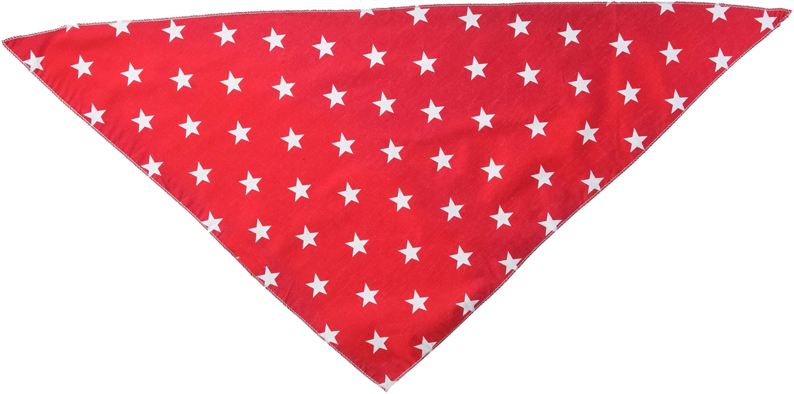 Pet Pooch Boutique Star Bandana for Dog, Medium/Large, Red