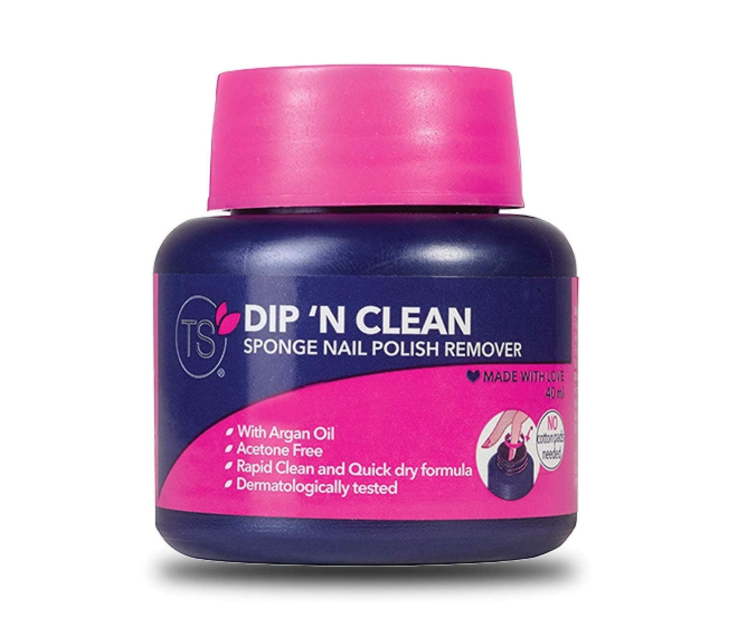 TS Nail Dip N Clean (Nail Paint Remover) 40 ml