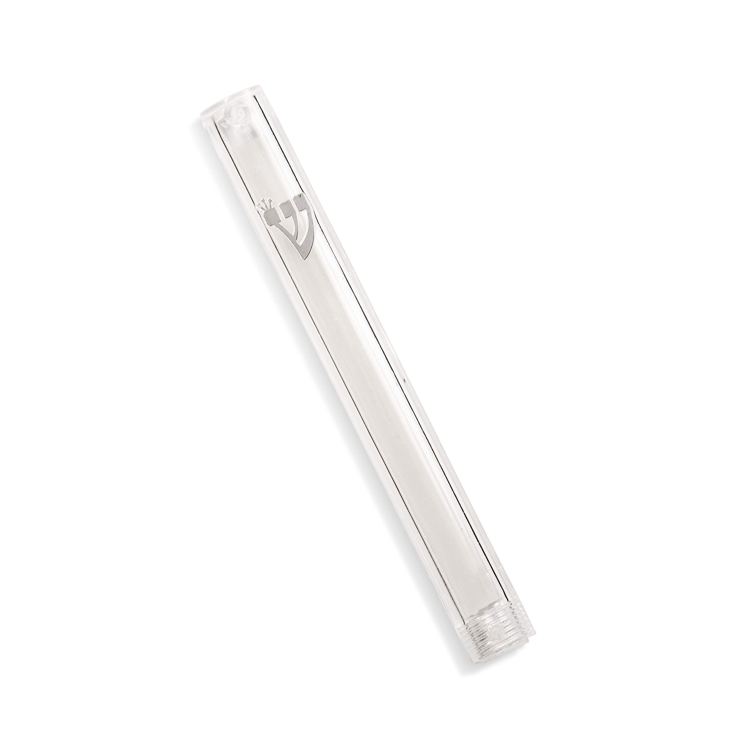 Transparent Plastic Klaf 10 Jewish Mezuzah Scroll Case Judaica Gift