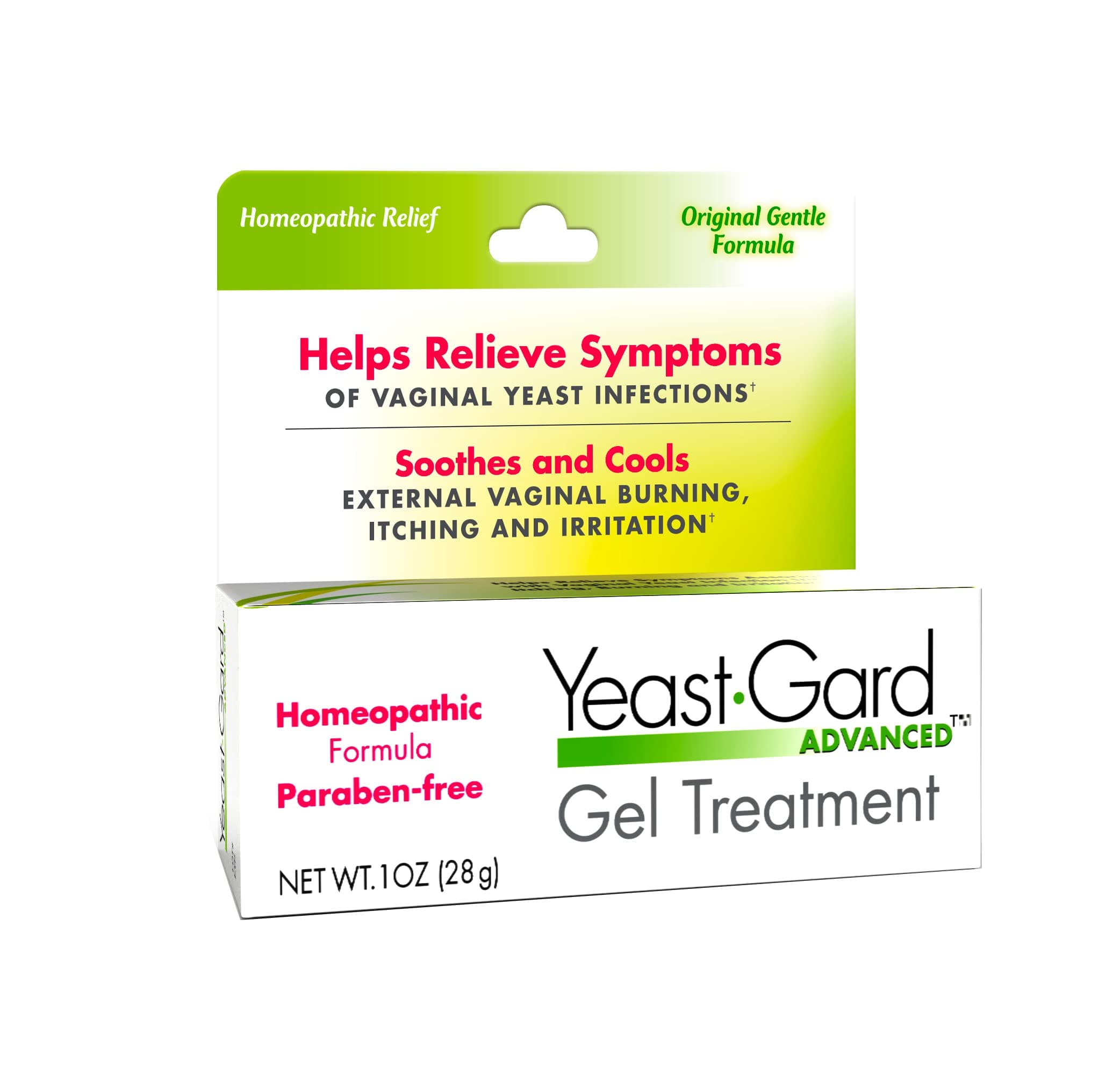 Yeast-Gard Advanced Homeopathic Gel Treatment - for External Yeast Infection Symptom Relief