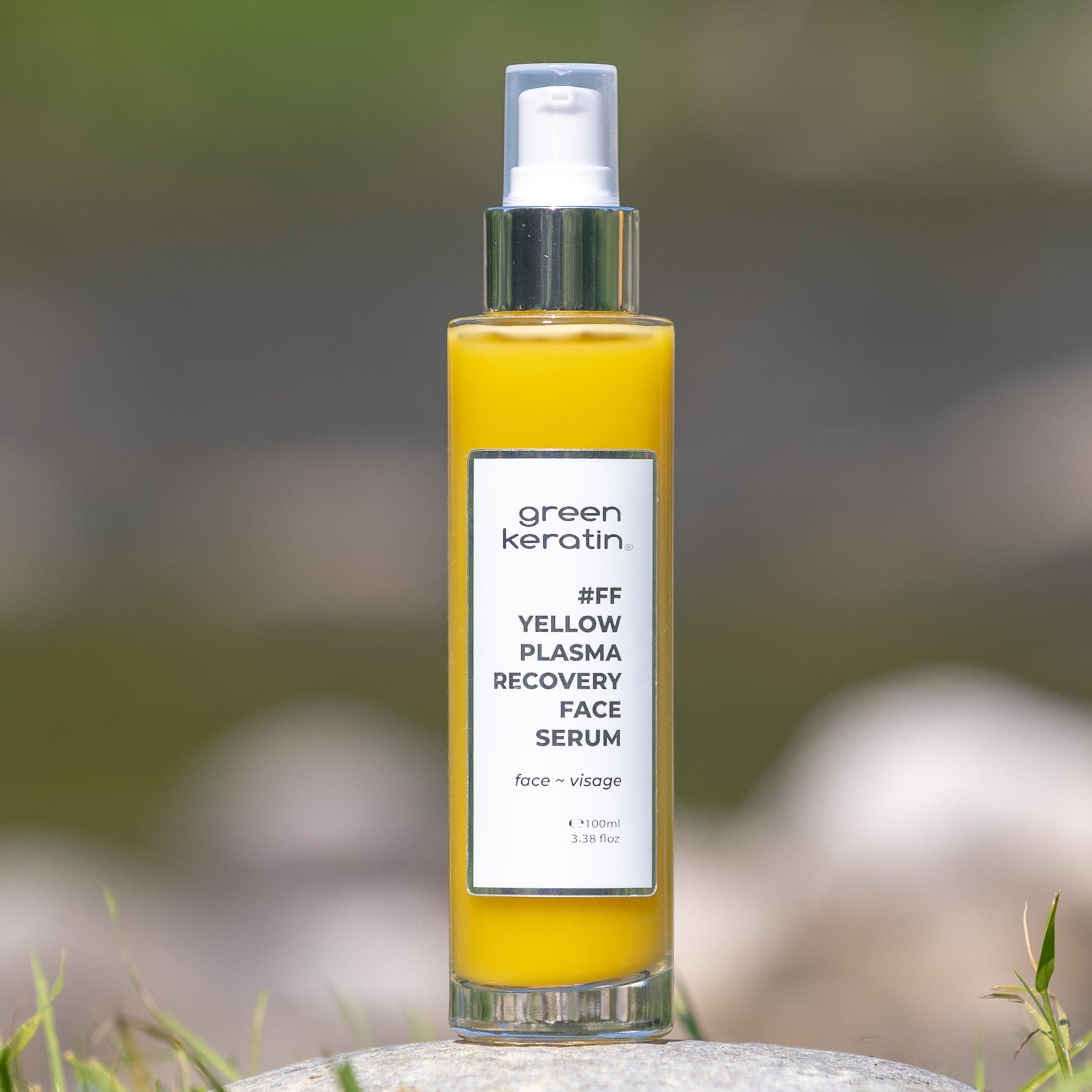 Green Keratin - Yellow Plasma - Recovery Face Serum - 100ml