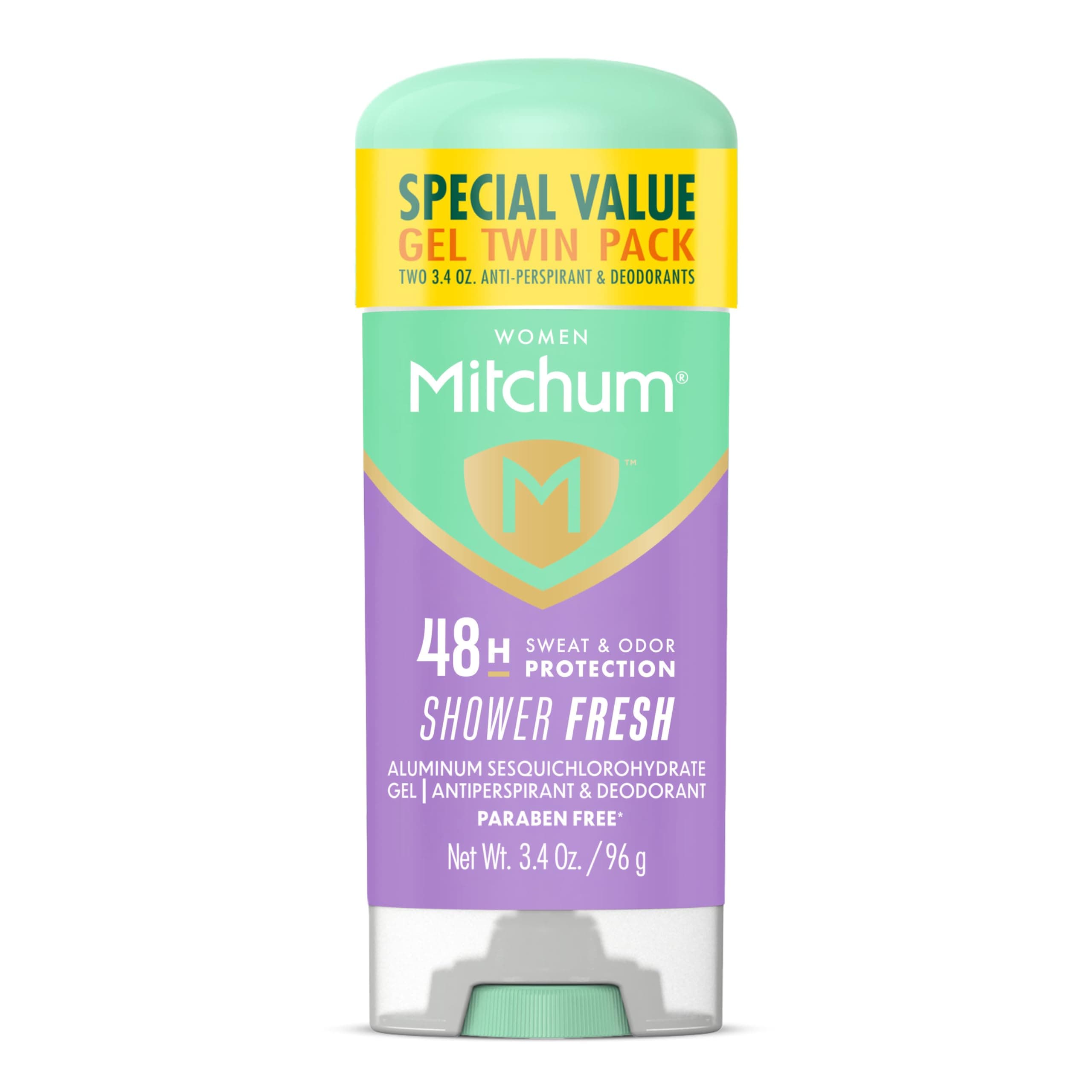 Mitchum Women Gel Antiperspirant Deodorant, Shower Fresh
