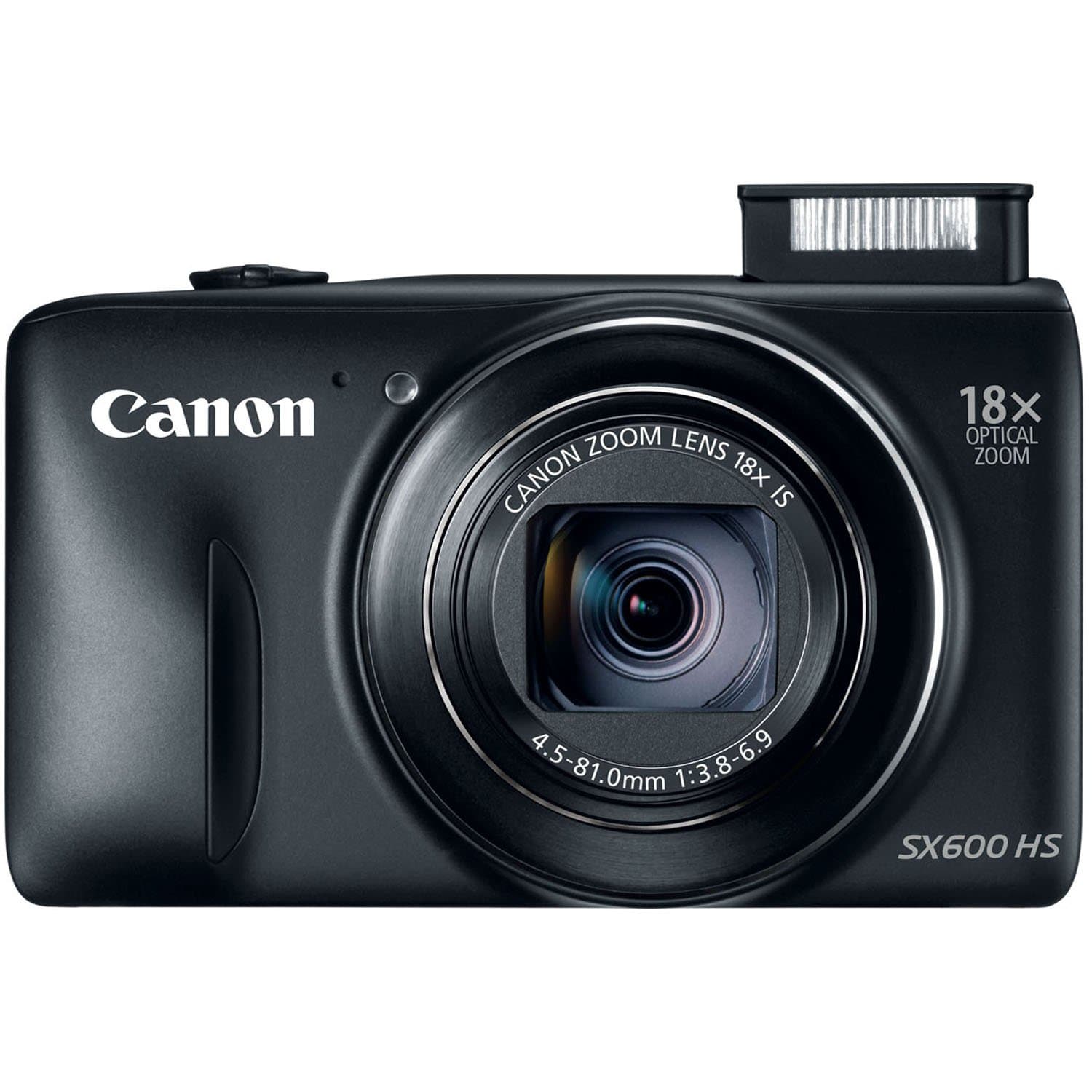 Canon PowerShot SX600 HS Compact Camera 16MP 1/2.3" CMOS 4608 x 3072 pixels Black - Digital Cameras (16 MP, 4608 x 3072 pixels, CMOS, 18x, Full HD, Black) (Renewed)