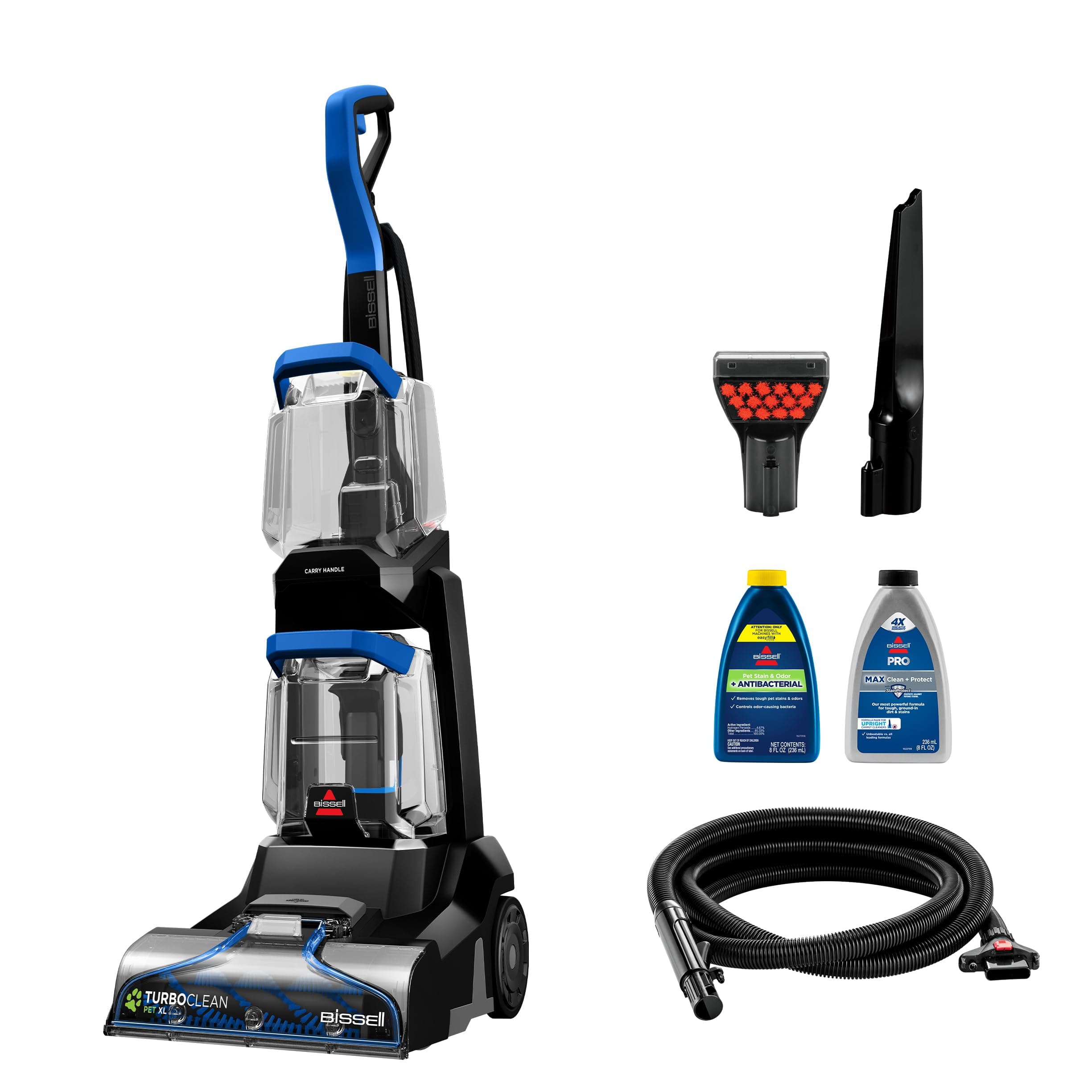 TurboClean Pet XL Upright Carpet Cleaner, Upholstery Tough Stain Tool & Formula included, 3746
