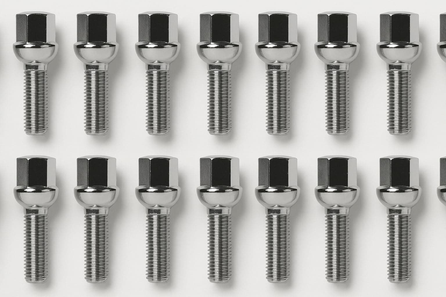 20 Pcs Lug Bolts Ball Seat 14x1.5 Thread 35mm Shank