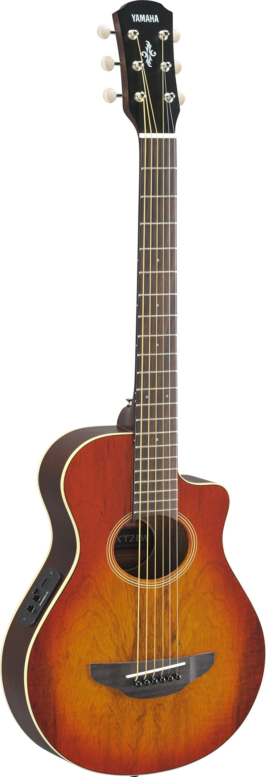 Yamaha APXT2EW 3/4-Size Acoustic-Electric Guitar with Gig Bag, Light Amber Burst