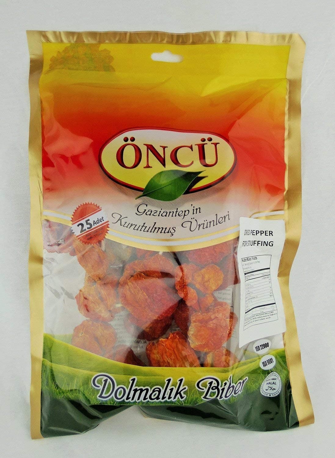 Oncu Dried Peppers (Kurutulmus Biber) 25 PCS