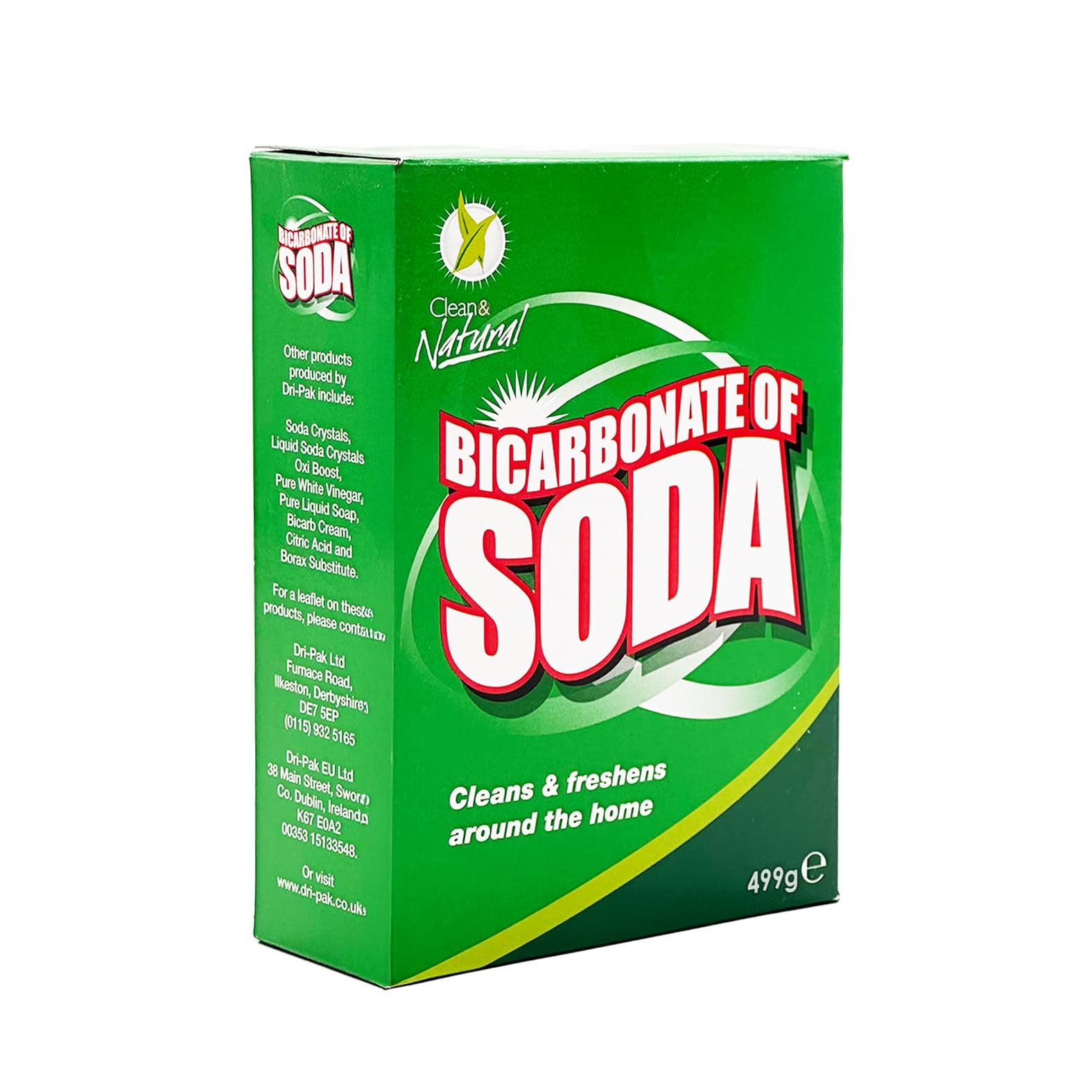 Clean & Natural Bicarbonate Soda 499g +/-1g