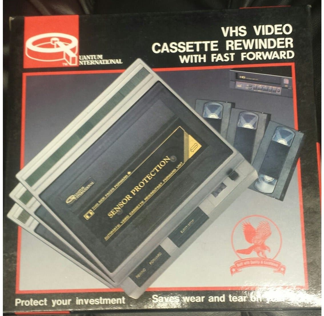 VHS Video Cassette rewinder Two Way with Fast Forward