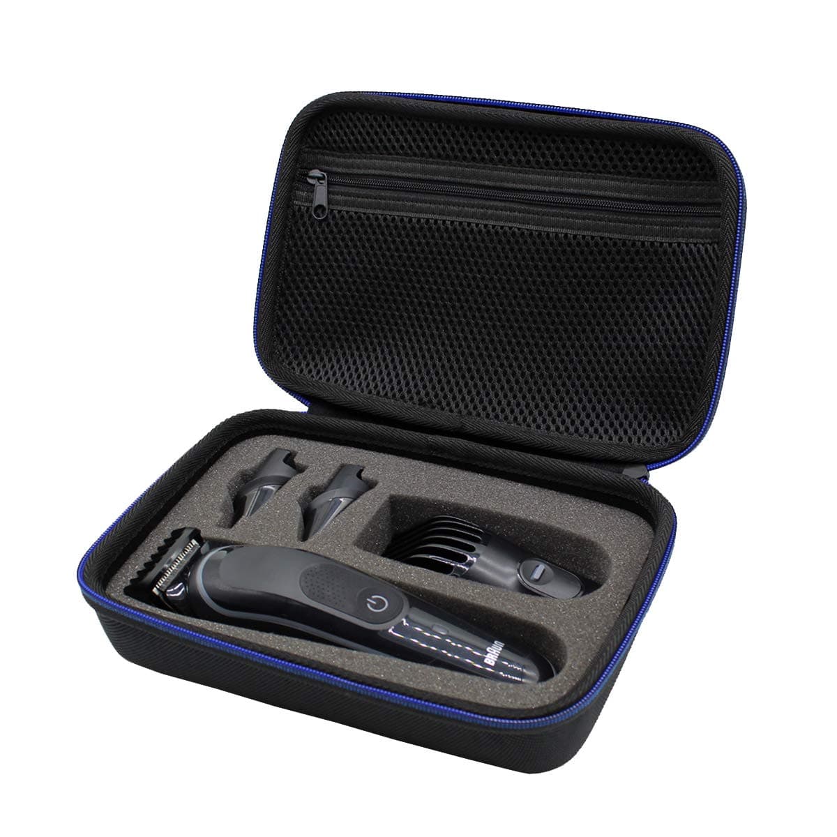 Hard Travel Case Bag for Braun MGK3020 MGK3040 MGK3060 MGK3085 Multi Grooming Kit Beard and Hair Trimming kit by GUBEE