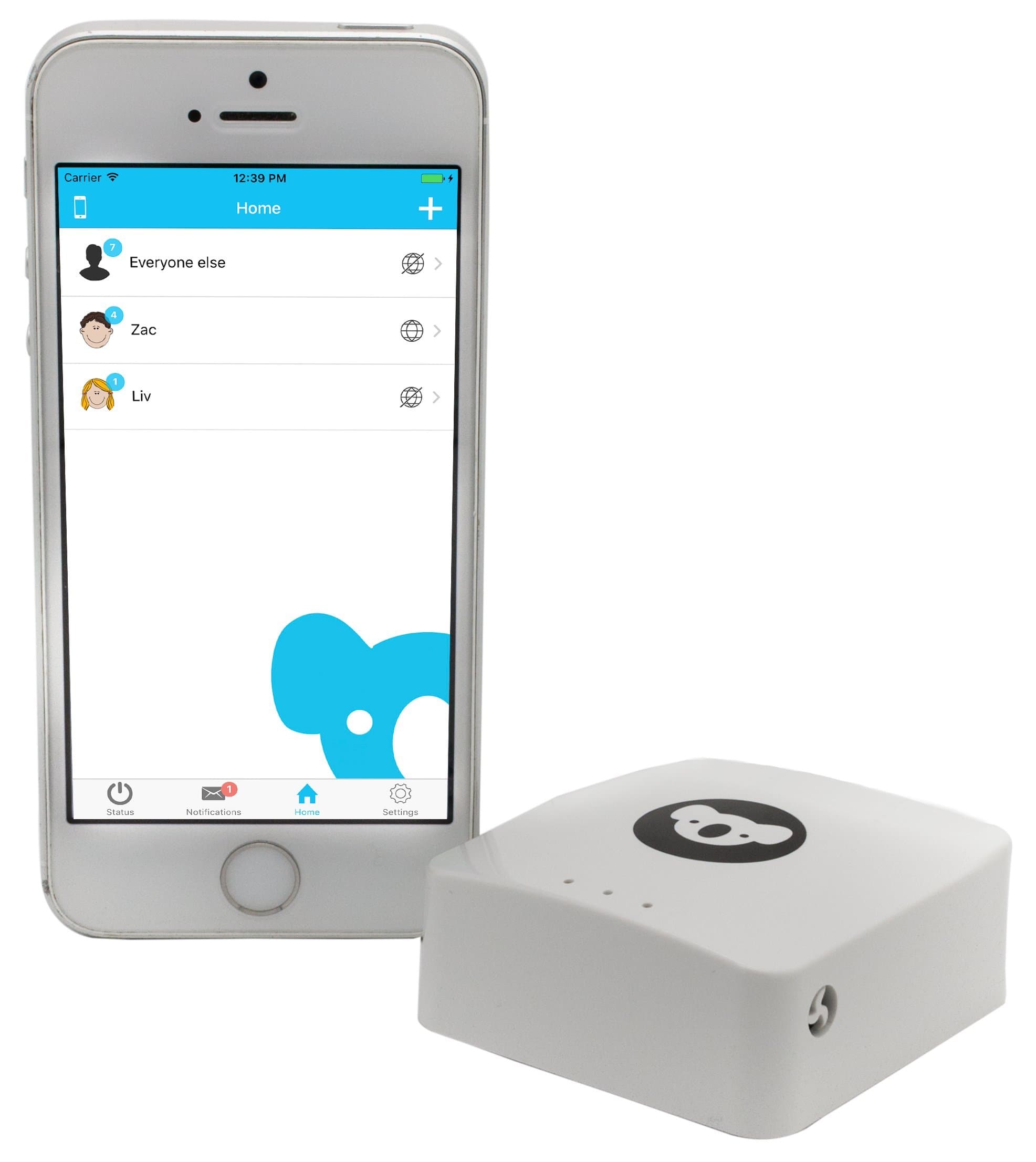 KoalaSafe Family Friendly Wireless Router with Parental Controls/Access Point/WiFi with Internet Safety for Kids Technology (UK Edition)