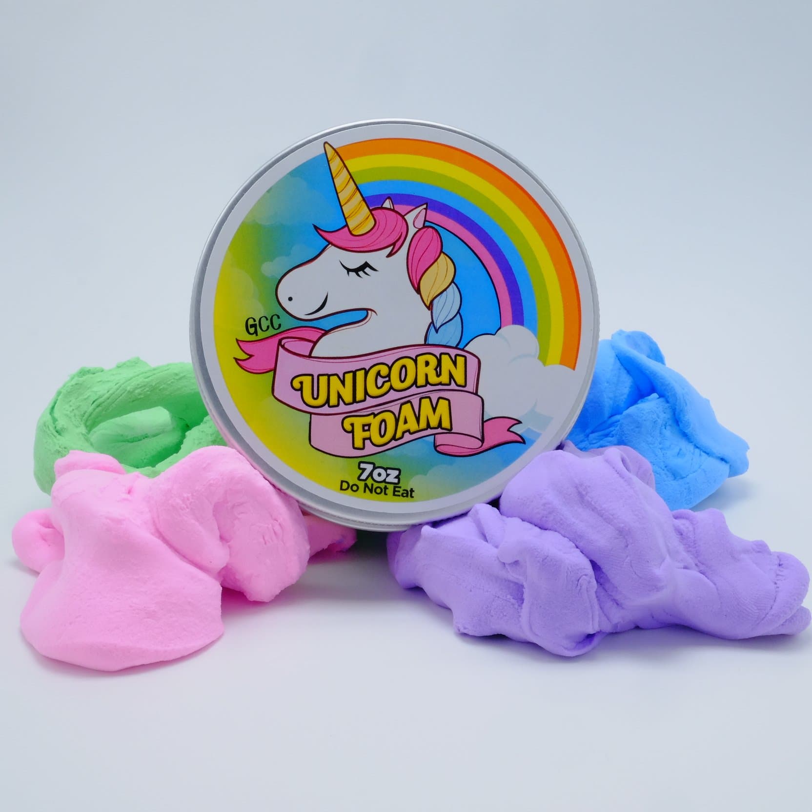 Unicorn Foam Fluffy Putty Slime, Extra-Soft, Non-Sticky, Stress Relief Toy, Large Size, Great for Kids and Adults