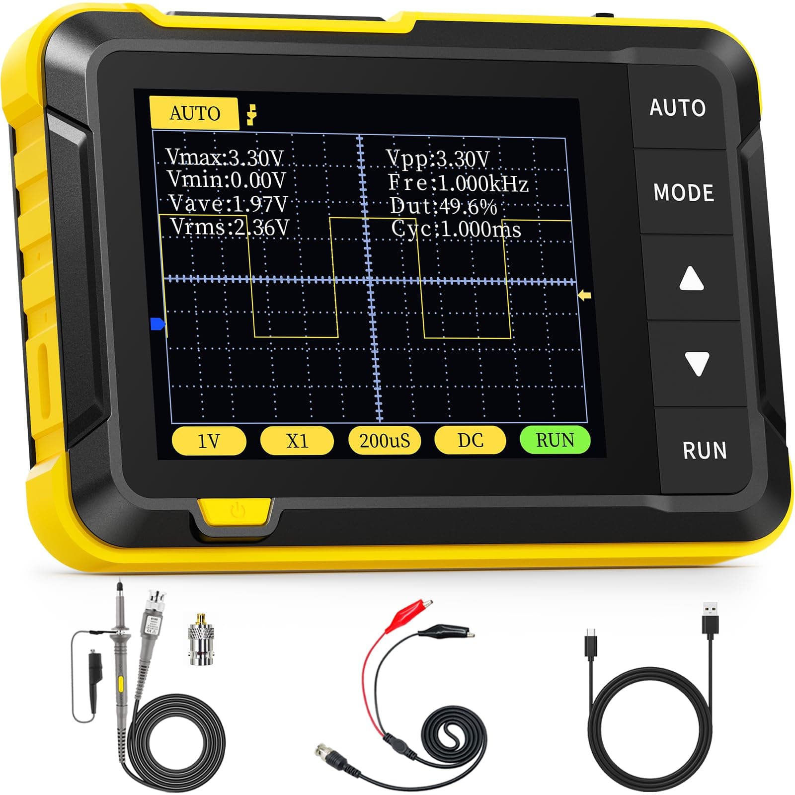 FNIRSI DSO152 Oscilloscope - Portable Digital Oscilloscope Kit