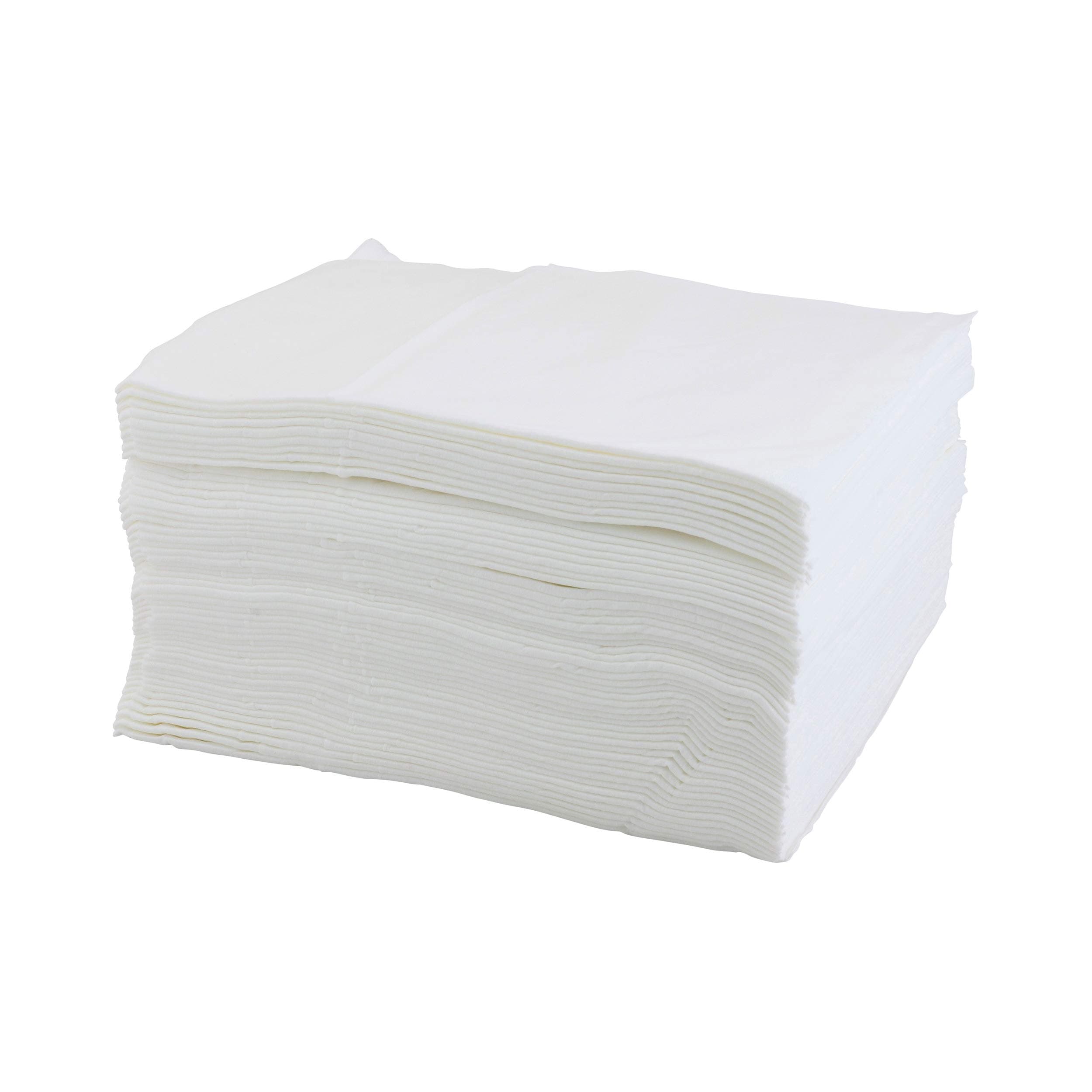 Disposable Biodegradable White Embossed Salons Hairdressing Towels. Salon, Barbershop, Hairdressing, Hairdressers, Spa Use (Pack of 100)