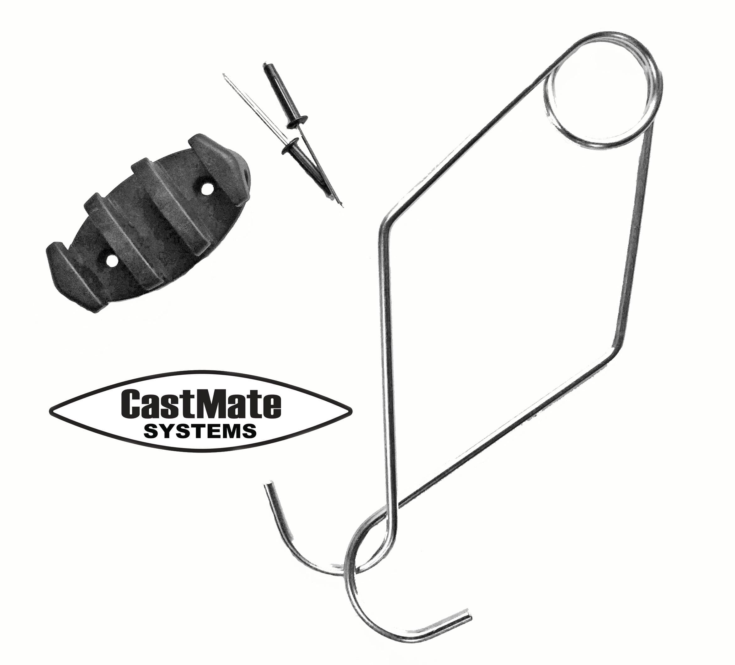 CASTMATE Kayak Kelp Anchor, Abalone Clip, Stainless Steel