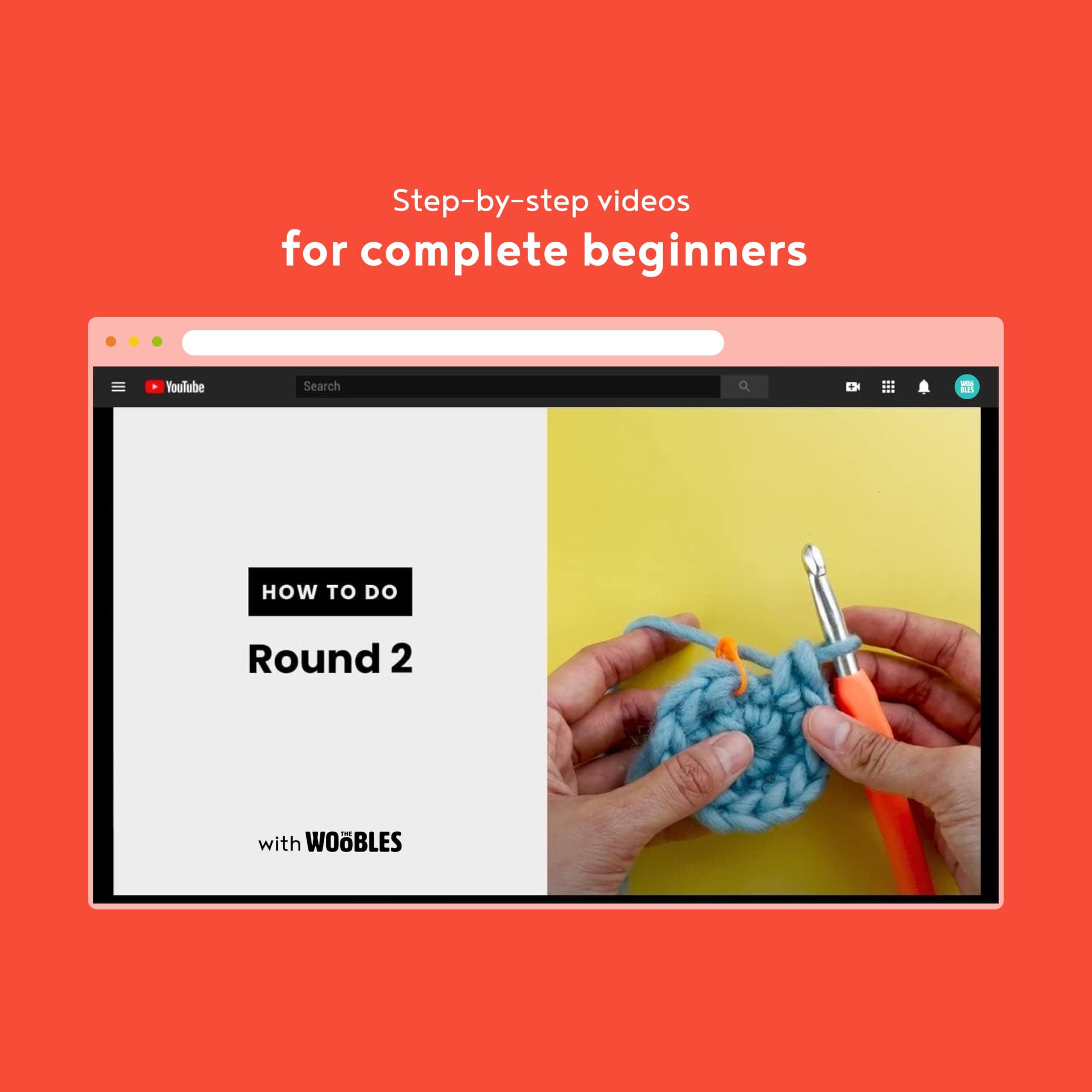 Woobles Harry Potter Crochet Kit - Beginner Crochet Kit for Adults