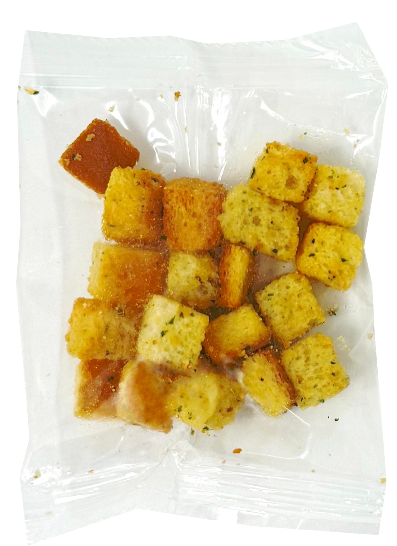 crait Portion Packs of Mini Croutons Pack of 25 - Seasoned Croutons for Soup, Croutons for Salad Individual Packs