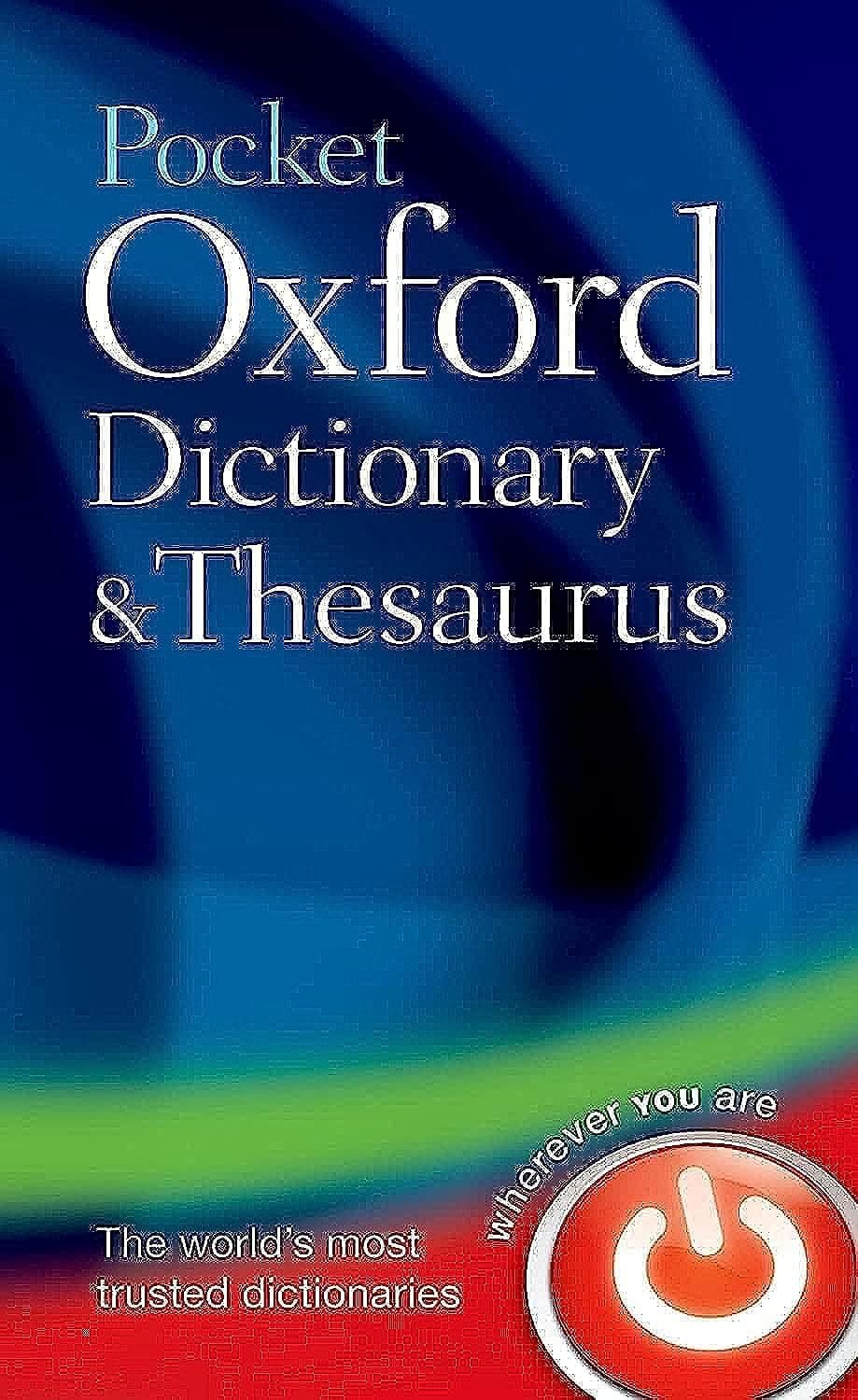 Pocket Oxford Dictionary and Thesaurus: An exploration through problems and solutions