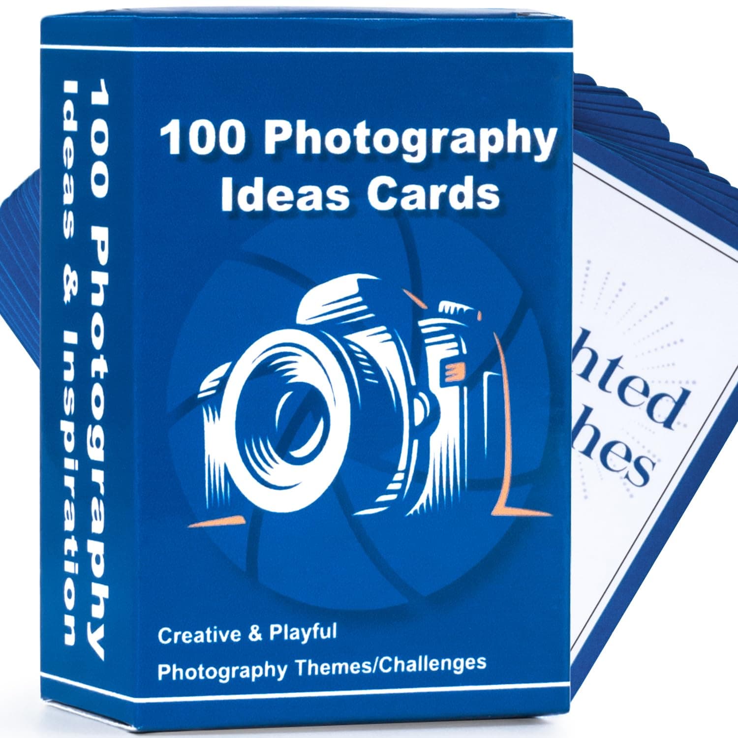 100 Photography Idea Cards - Photography Accessories for Photographers, Photography Gift for Women Men, Camera Accessories Photoshoot Props, 100 Inspiring Photography Themes & Challenges