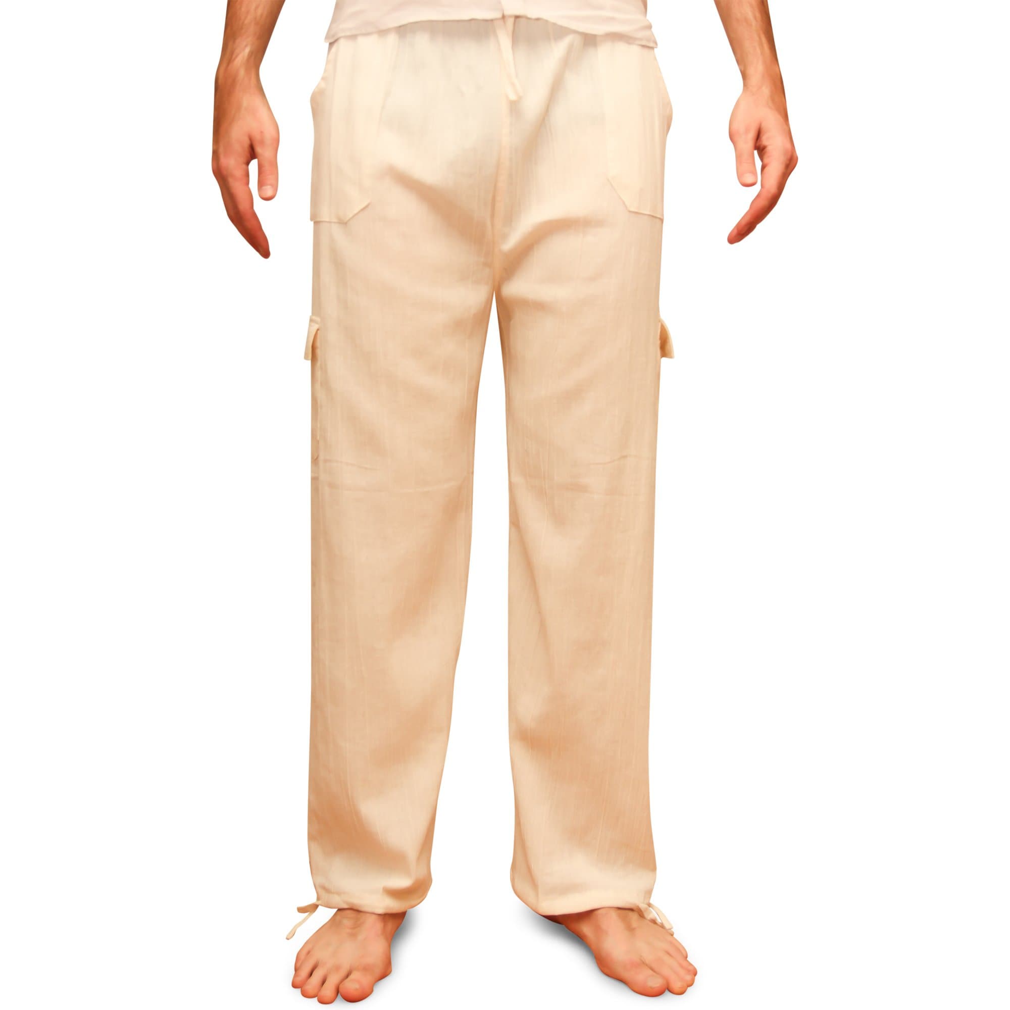Tumia LACCotton Summer Ethically Traded Trousers, Elasticated Waist, Pockets, from Ecuador by Tumia