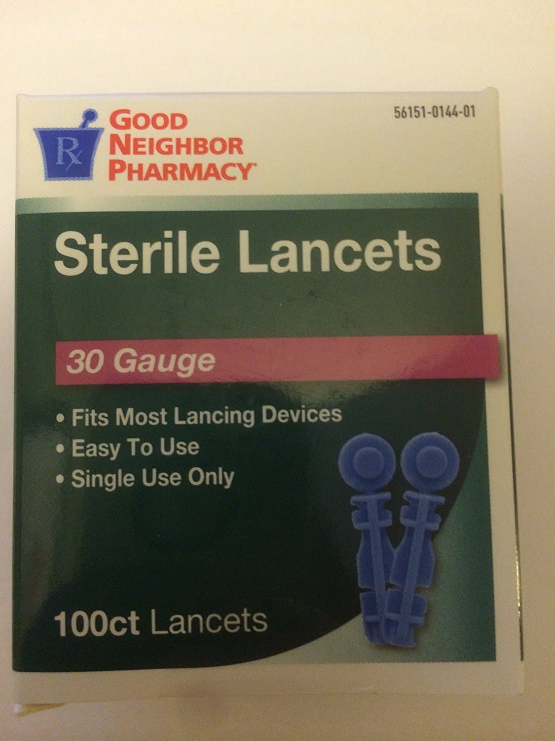 Good Neighbor Sterile Lancets 30 Gauge 100 Ct (Pack of 100 Lancets)