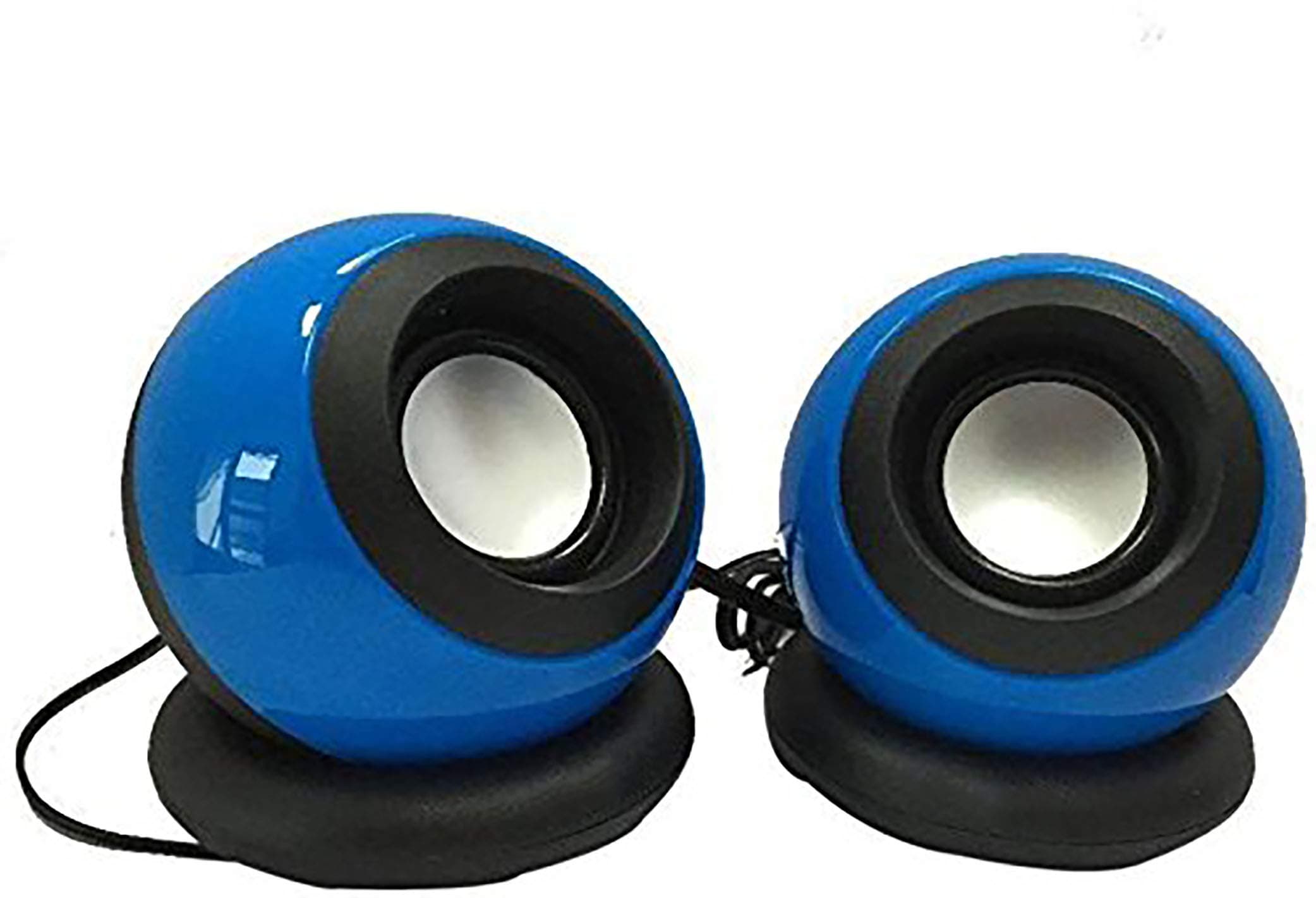 PremiumAV USB Powered Portable Laptop/Desktop Speaker with AUX connectivity (Blue)