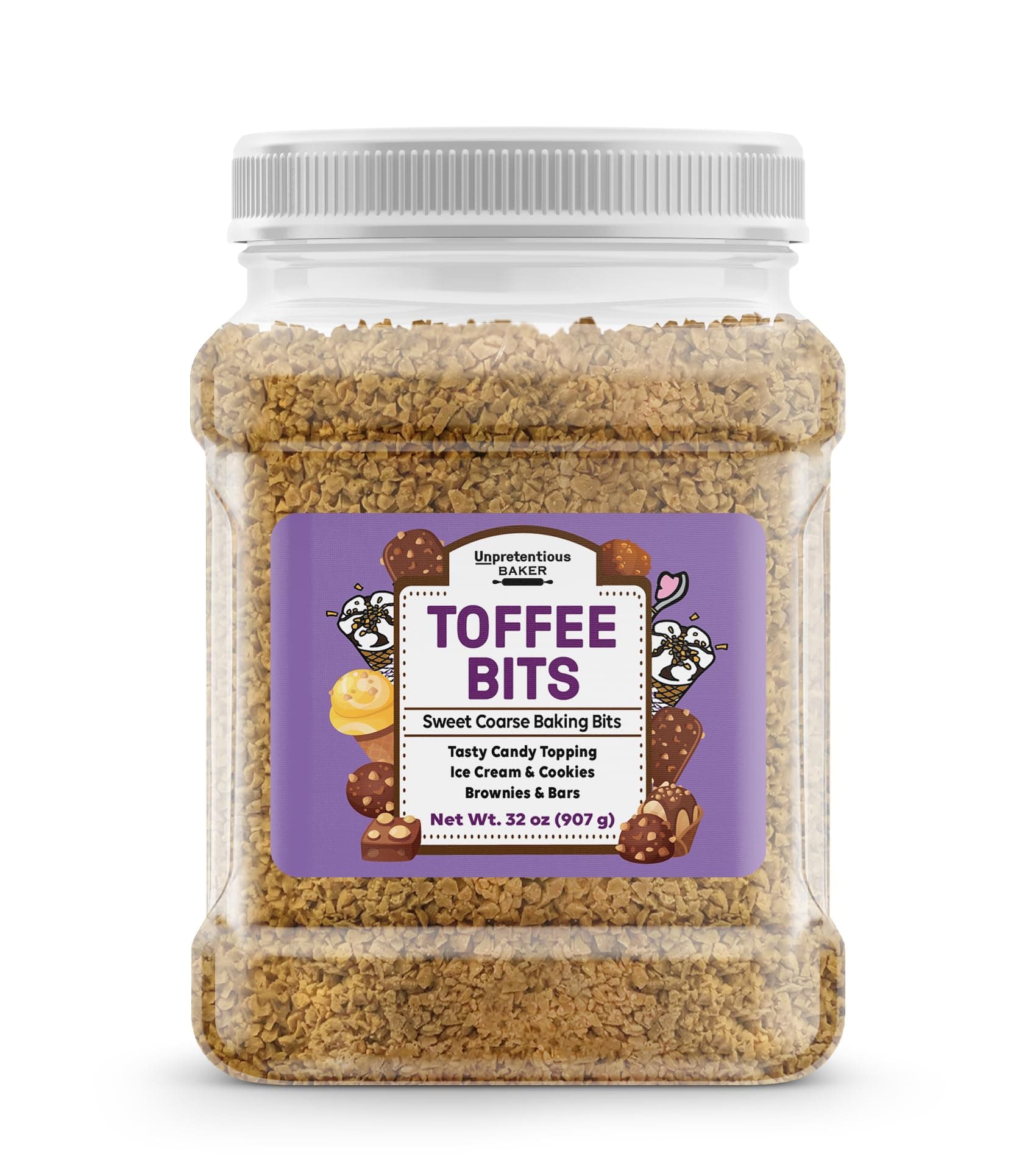 UnpretentiousCaramel Chunks, 2 Pound, Ice Cream Topping, Baking, Desserts