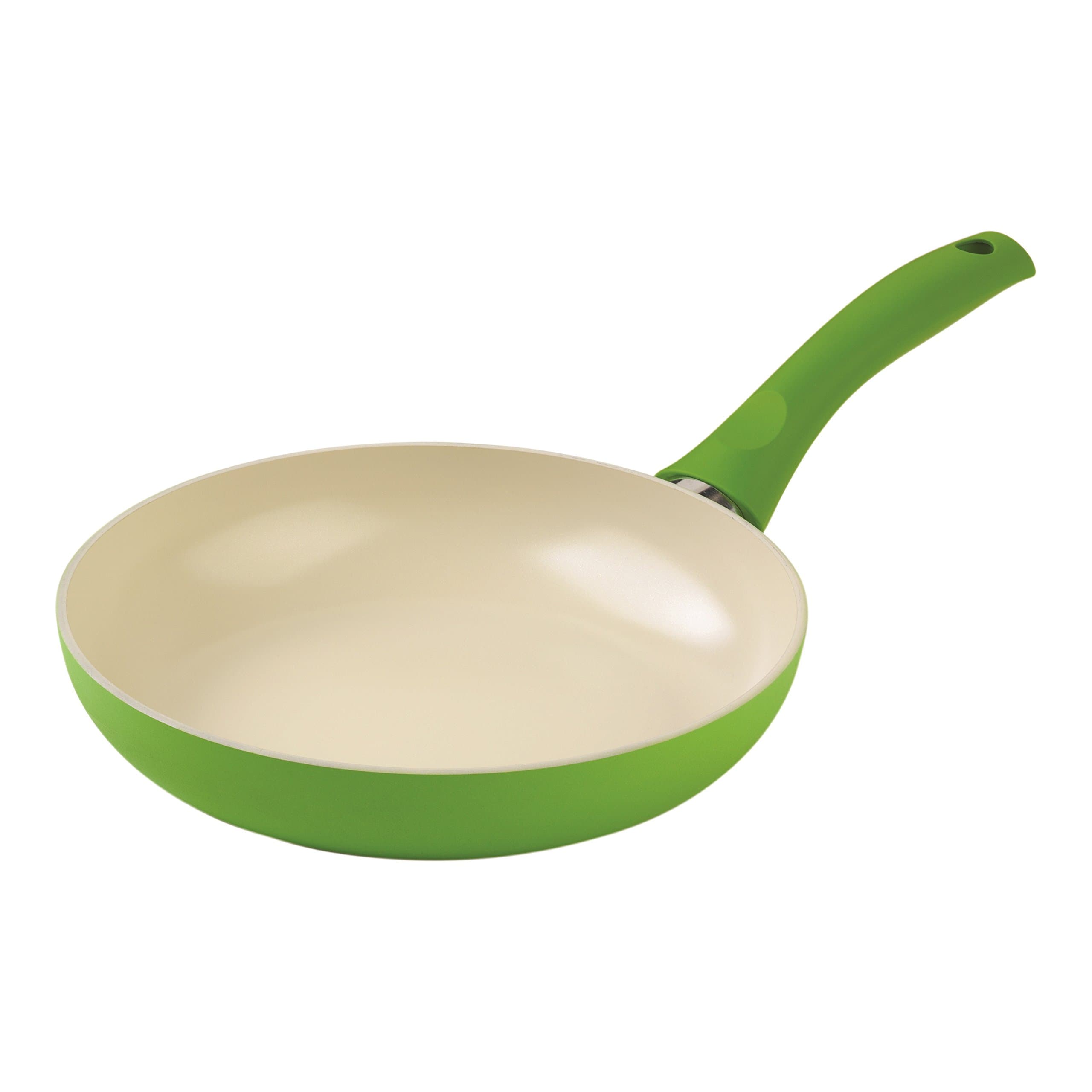 Kuhn Rikon Colori Cucina Ceramic Induction Frying Pan, 28cm, Green