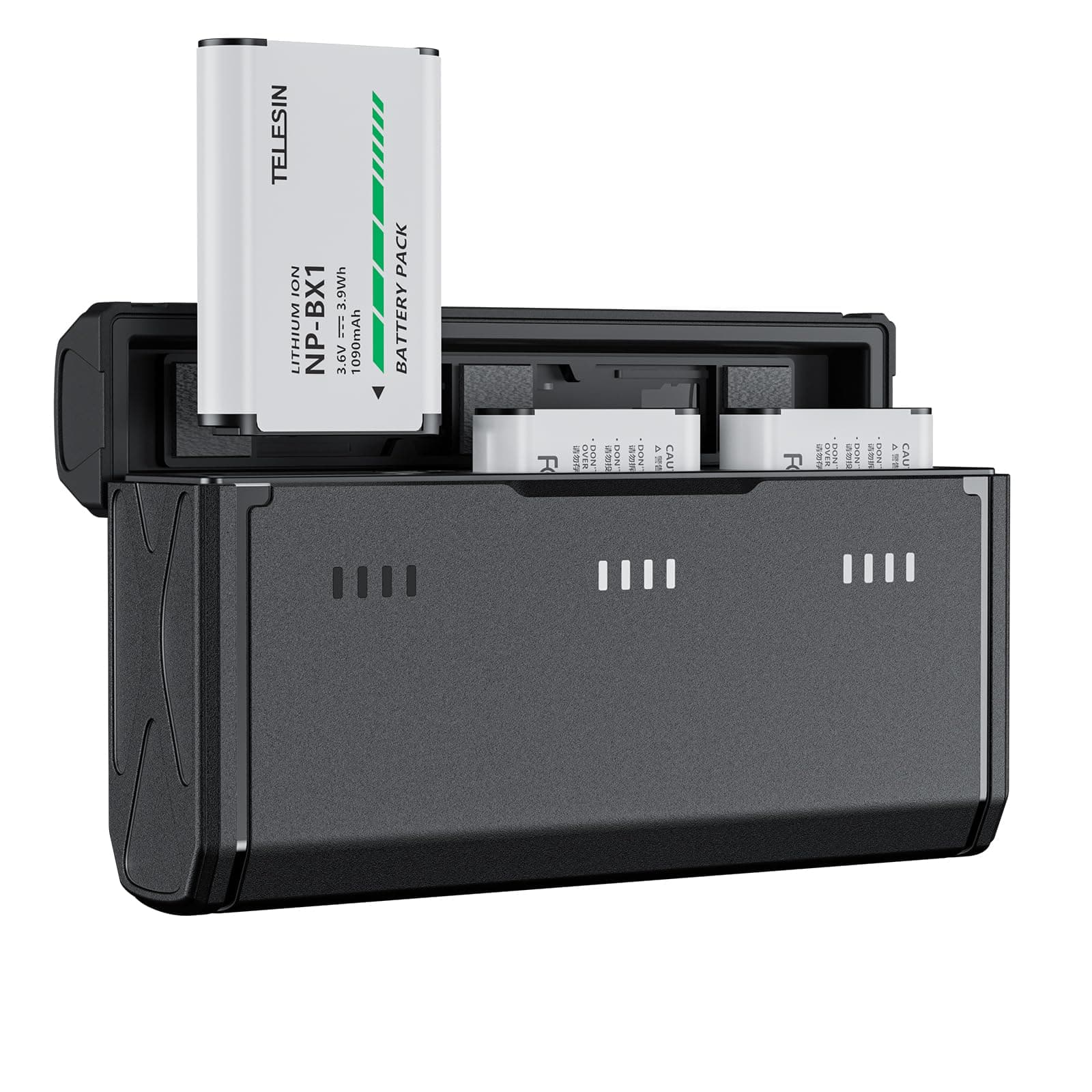 – TELESIN 2 Pack NP-BX1 Battery and 3-Channel Battery Charger for Sony NP-BX1/M8, ZV-1, ZV-1 II, Cyber-Shot DSC-HX80, HX90V, HX95, HX99, RX1, RX1R II, RX100 (II/III/IV/V/VA/VI/VII), FDR-X3000, HDR-AS50