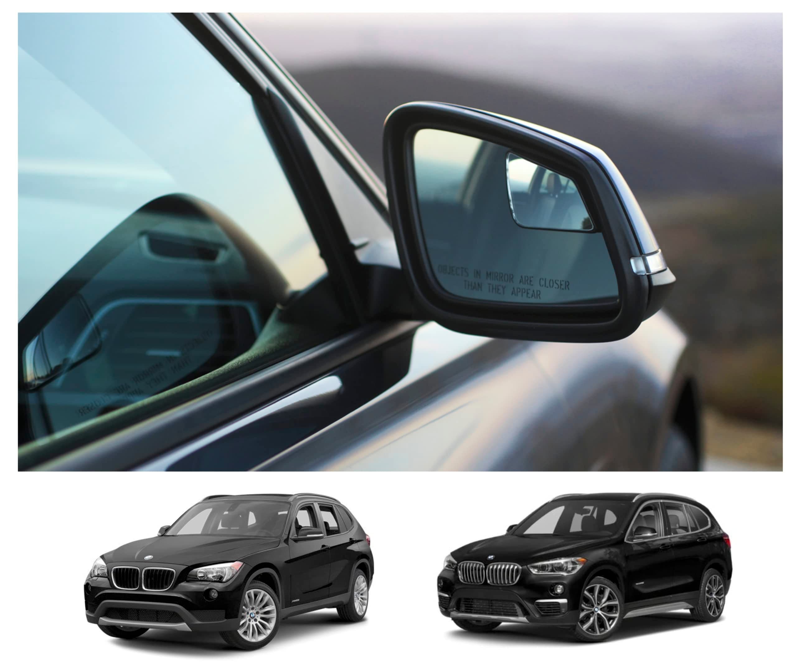 Blind Spot Mirrors- Compatible with BMW X1 F48 models Extended View - 2 Piece Set (Left & Right)