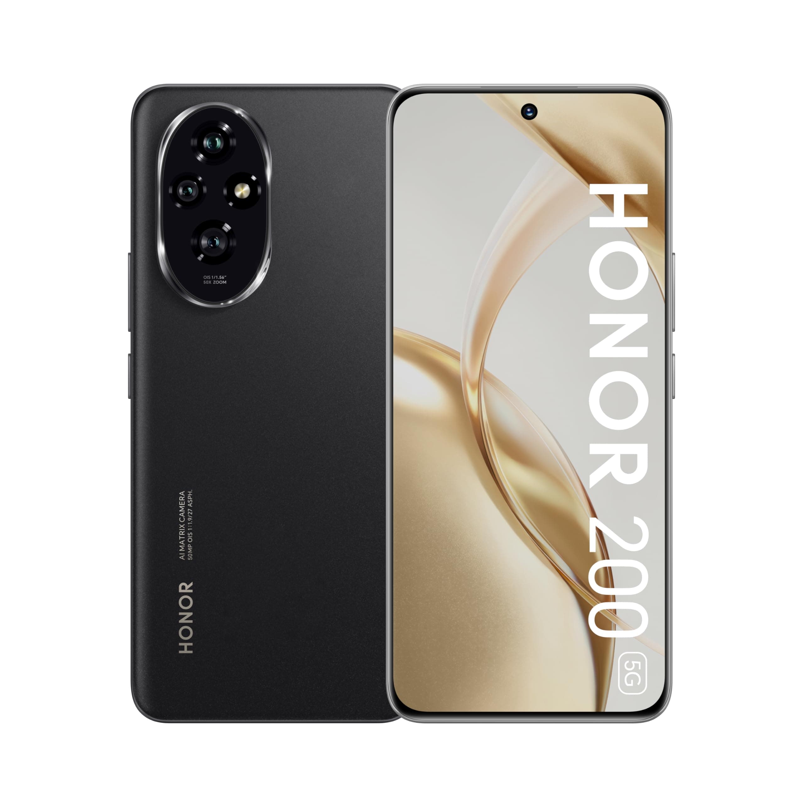 HONOR 200 5G 12GB RAM + 256GB Dual SIM Black With Free GIFTS - UAE Version