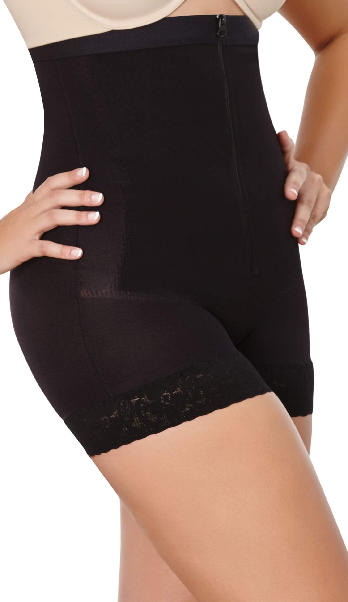 ShapEager Corset Shapewear Short Wonder Shaper Plus Faja Colombiana Reductora Black