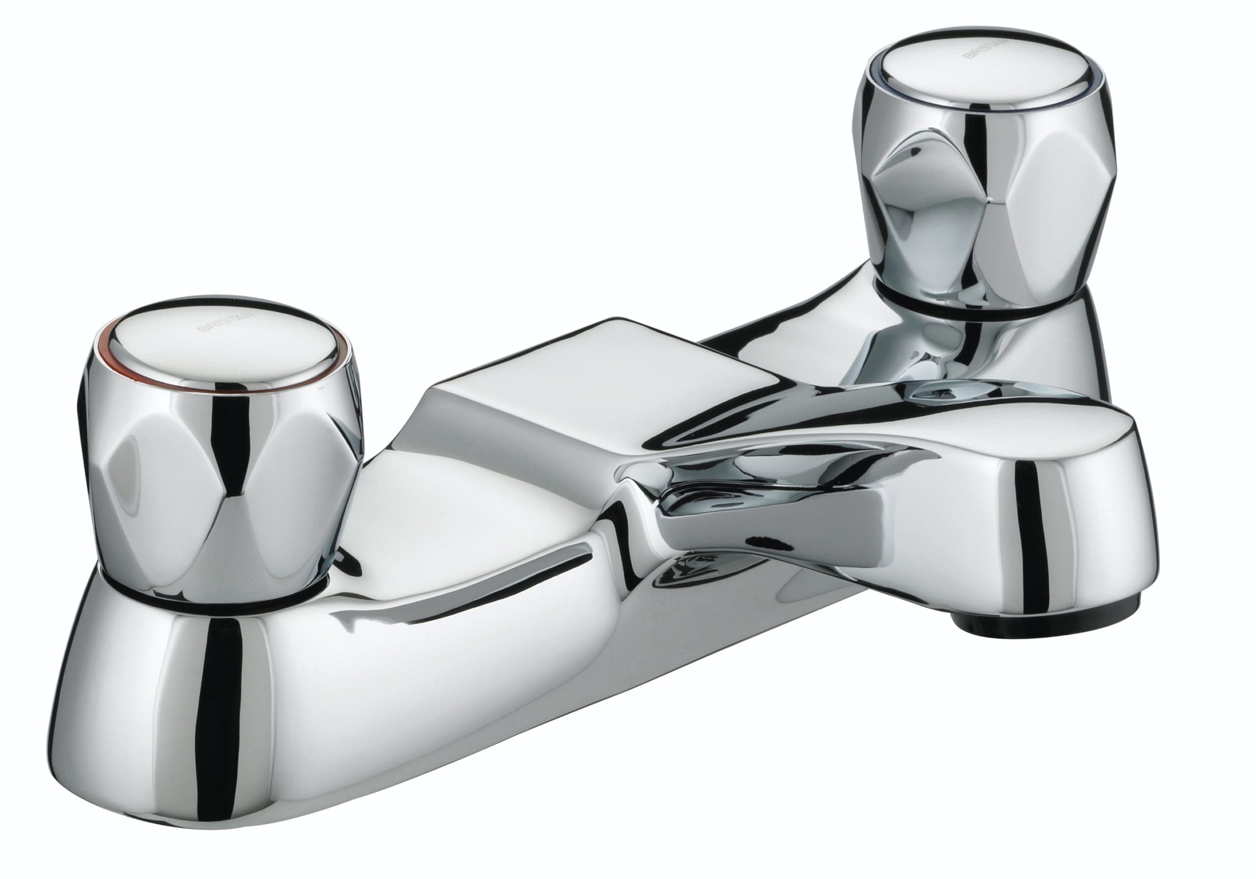 Bristan VAC BF C MT Club Bath Filler with Metal Heads - Chrome Plated