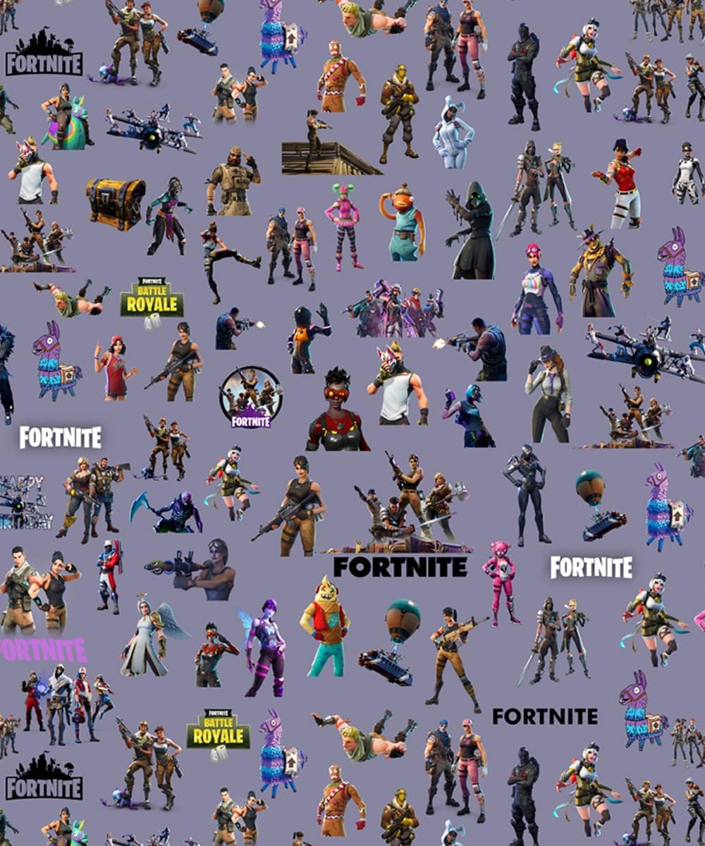 Jofiesu 5pcs Video Game Wrapping Paper, 70x50cm Folded Gift Wrapped Paper for Kid