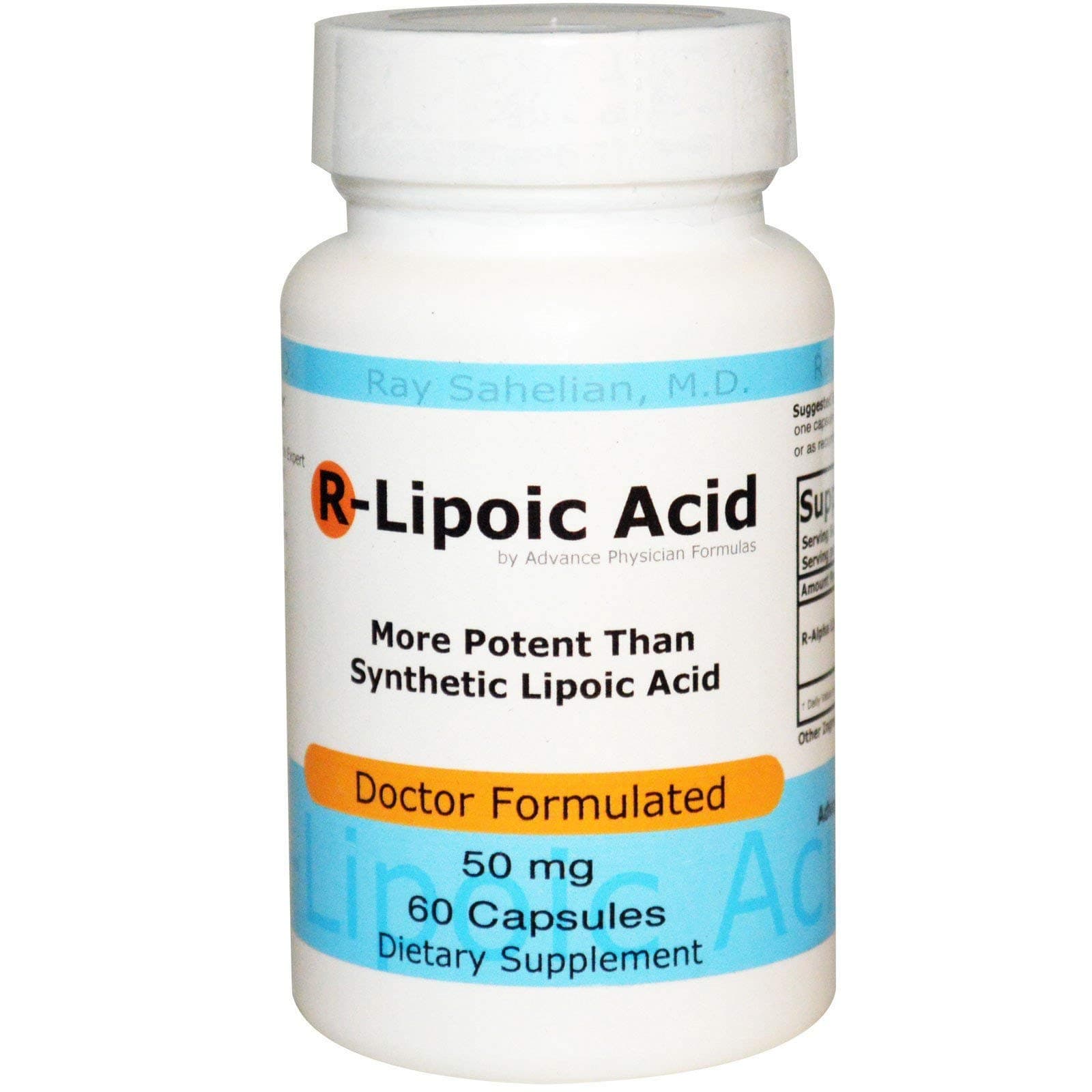 R-Lipoic Acid, 50 mg, 60 Vegetable Capsules