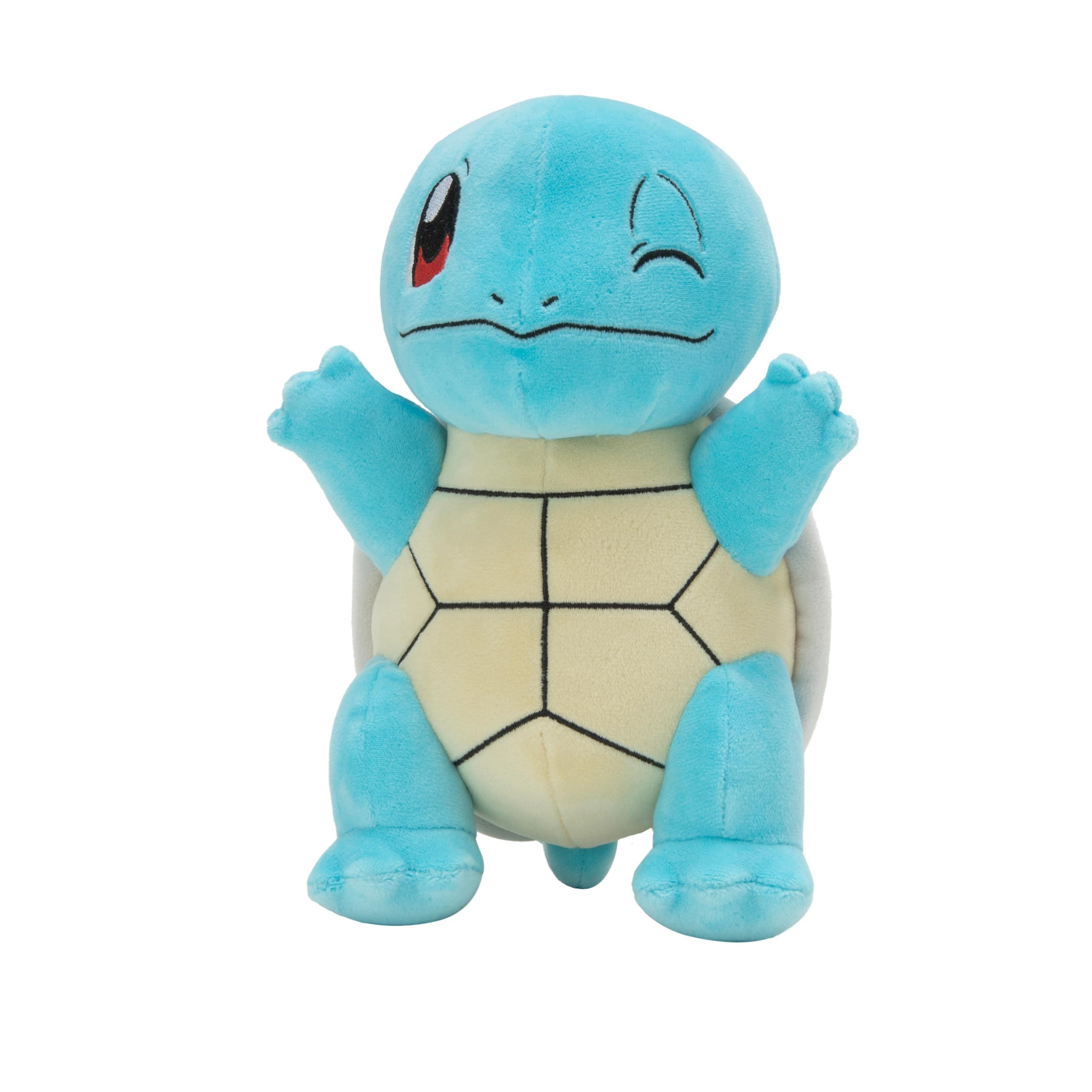 Pokemon 8" Squirtle Plush - Officially Licensed - Quality & Soft Stuffed Animal Toy - Generation One - Add Squirtle to Your Collection! - Great Gift for Kids, Boys, Girls & Fans of