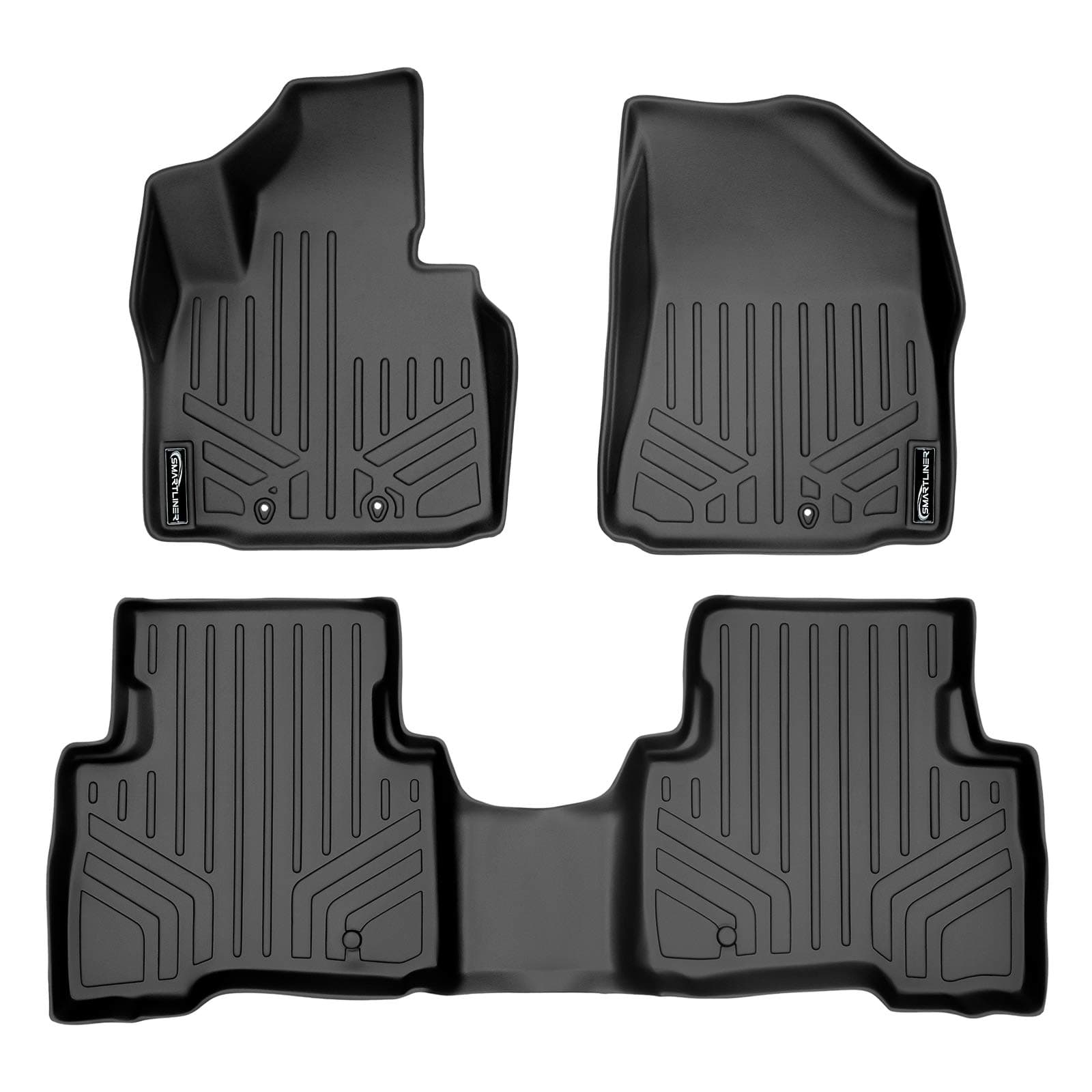MAXLINER Floor Mats 2 Row Liner Set for 2014-2015 Kia Sorento