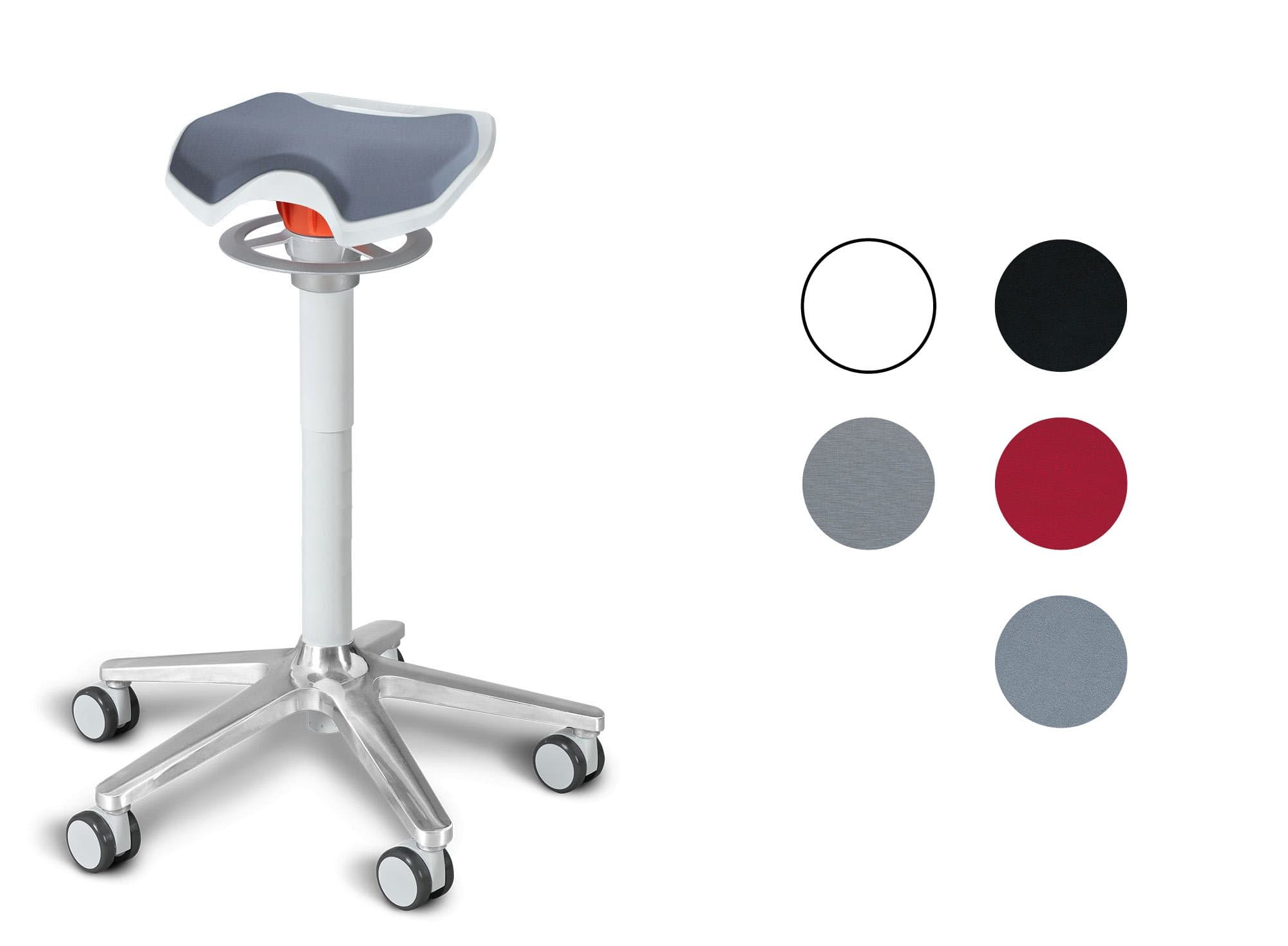 Ongo Roll Tall White Saddle 5 Different Pads