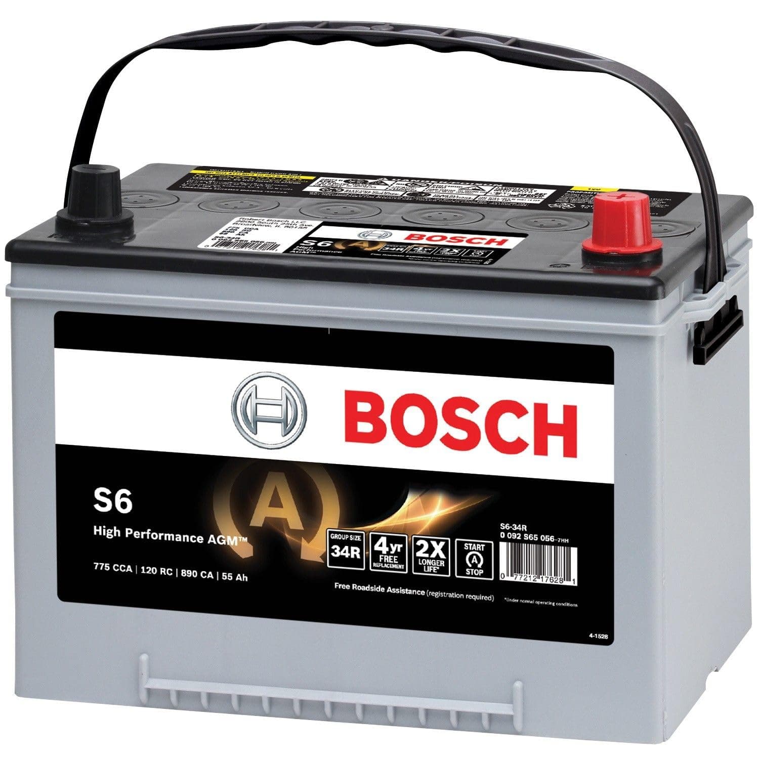 S6-34R Vehicle Battery Bosch High Performance Starter Battery