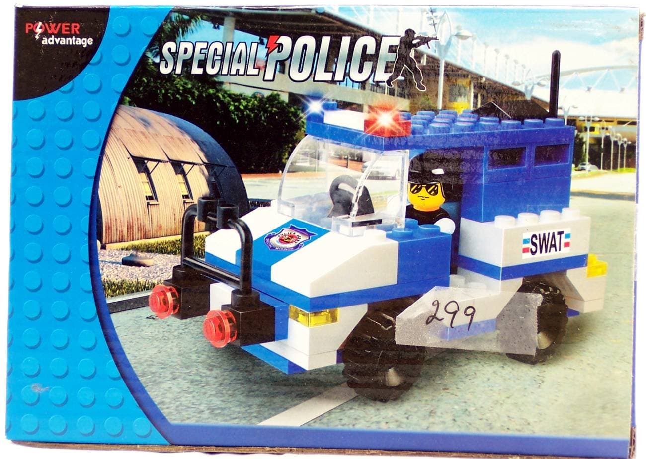 Power Advantage Special Police Swat Block Set - 71 Pieces.