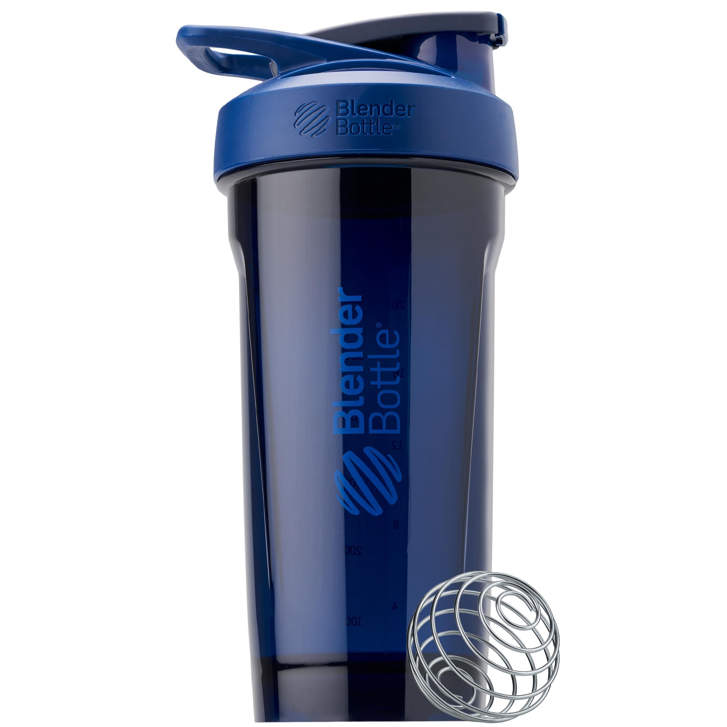 Blender Bottle Strada Shaker Cup Perfect for Protein Shakes and Pre Workout, 28-Ounce, Blue