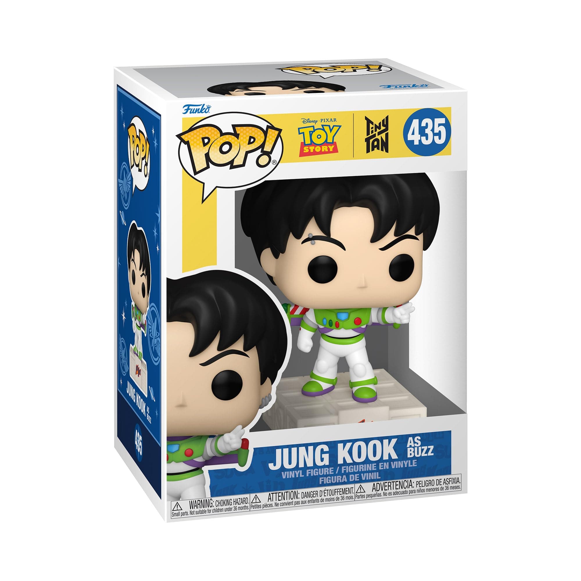 Toy Story Buzz Lightyear BTS Tiny Tan Jungkook Figure Funko POP! Toy Story x Tiny TAN JUNG KOOK AS BUZZ Funko