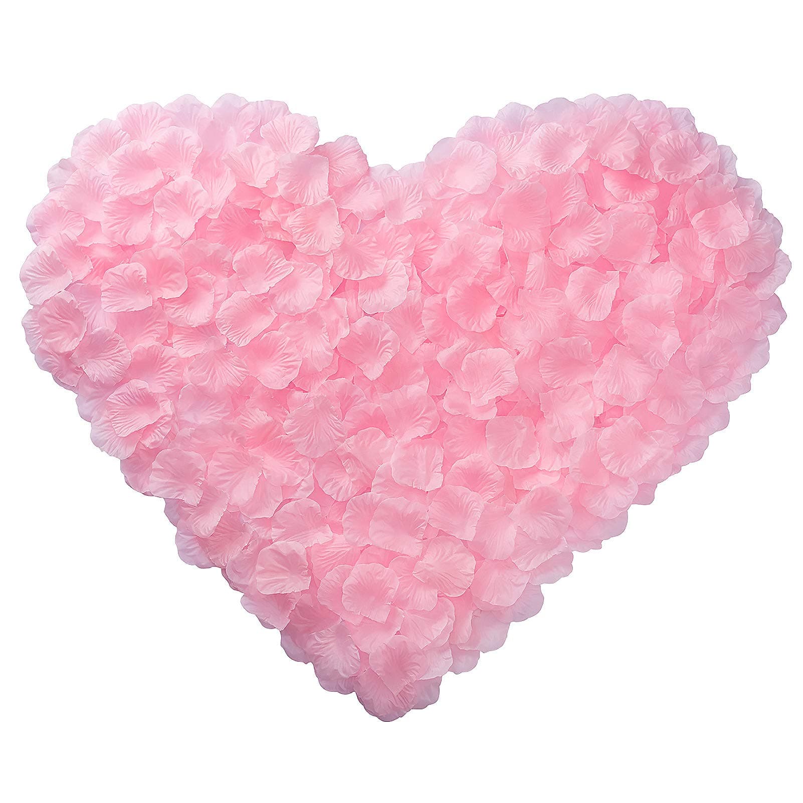 3000 PCS Pink Artificial Silk Rose Petals for Romantic Night, Wedding, Party, Anniversary Flower Decorations