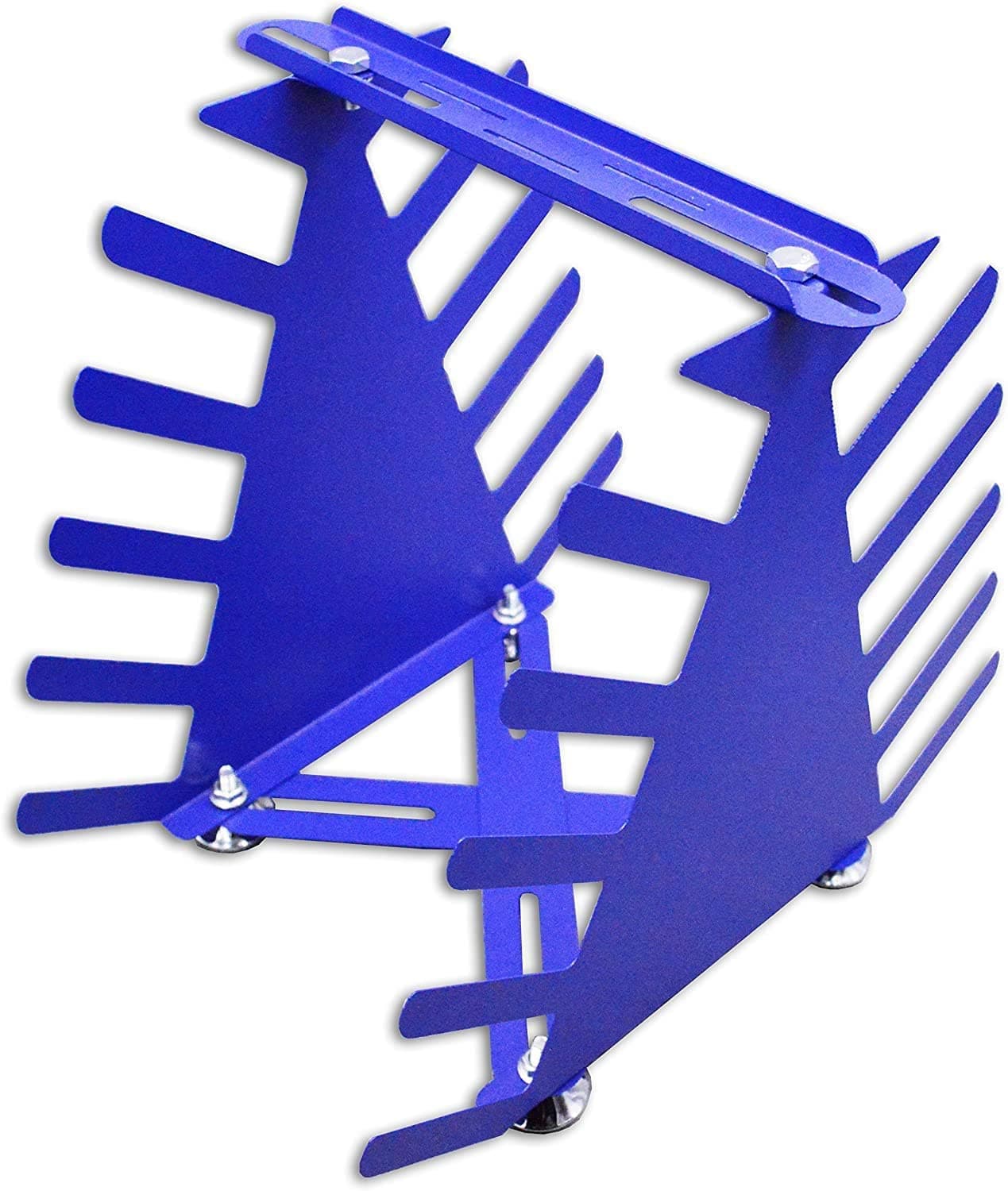 Desktop Screen Printing Squeegee Rack, Adjustable Silk Screen Squeegee Holder, Scraper Spatula Organizer, Large Capacity(10 pcs Squeegees and 5 pcs Scrapers)