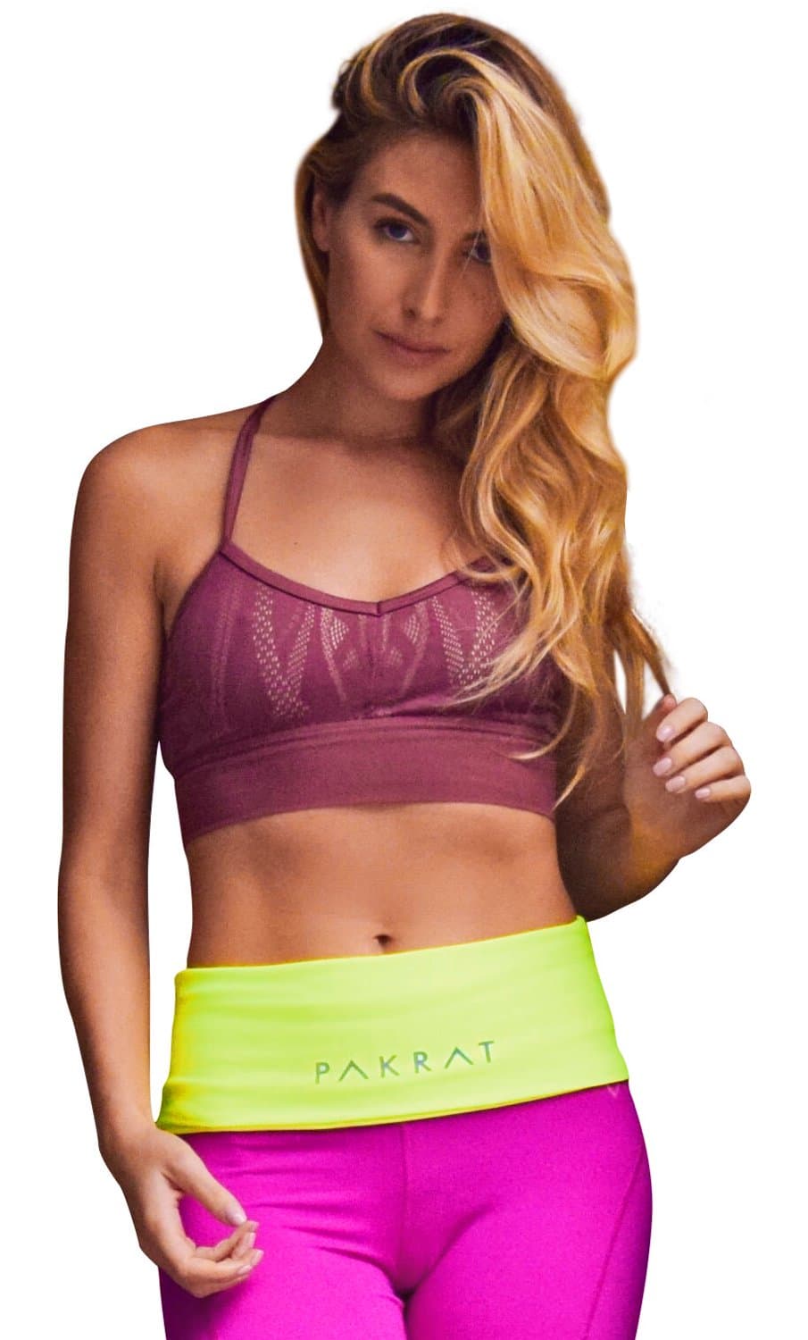 Running Belt Waist Pack – Runners Fold Over Belt, Fanny Pack for Jogging, Exercise or Travel, Holds Phone, Money, Keys