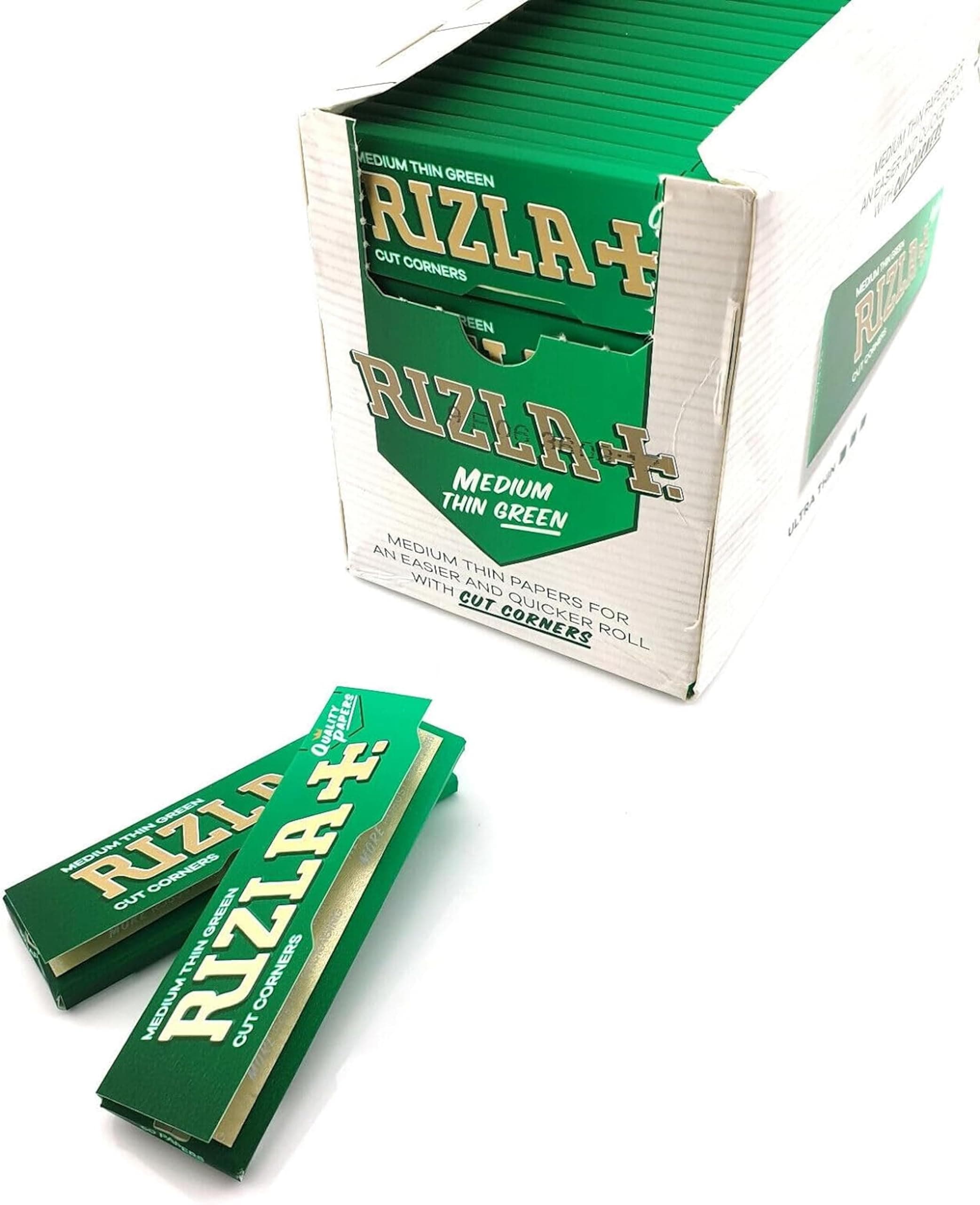 Rizla Regular Green Rolling Paper Pack of 25 Booklets